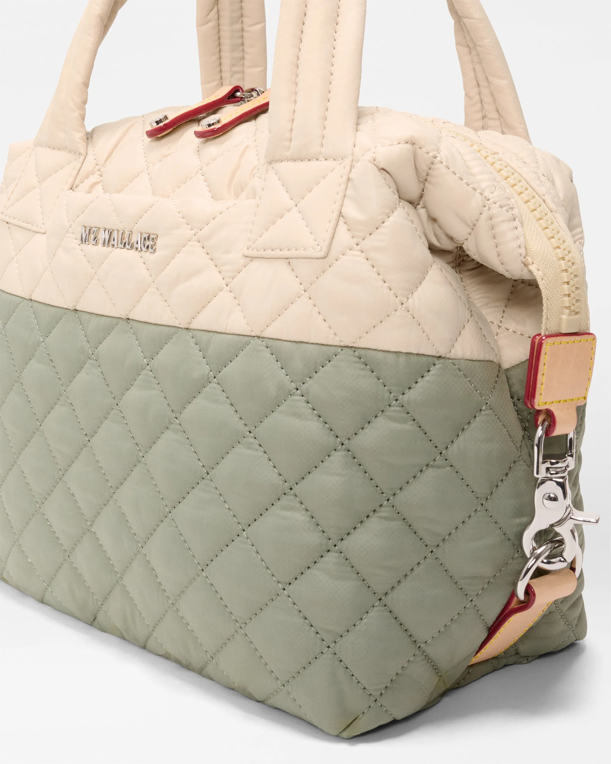 Agave Green/Buff Small Sutton Deluxe sold by MZ Wallace product image thumbnail 4