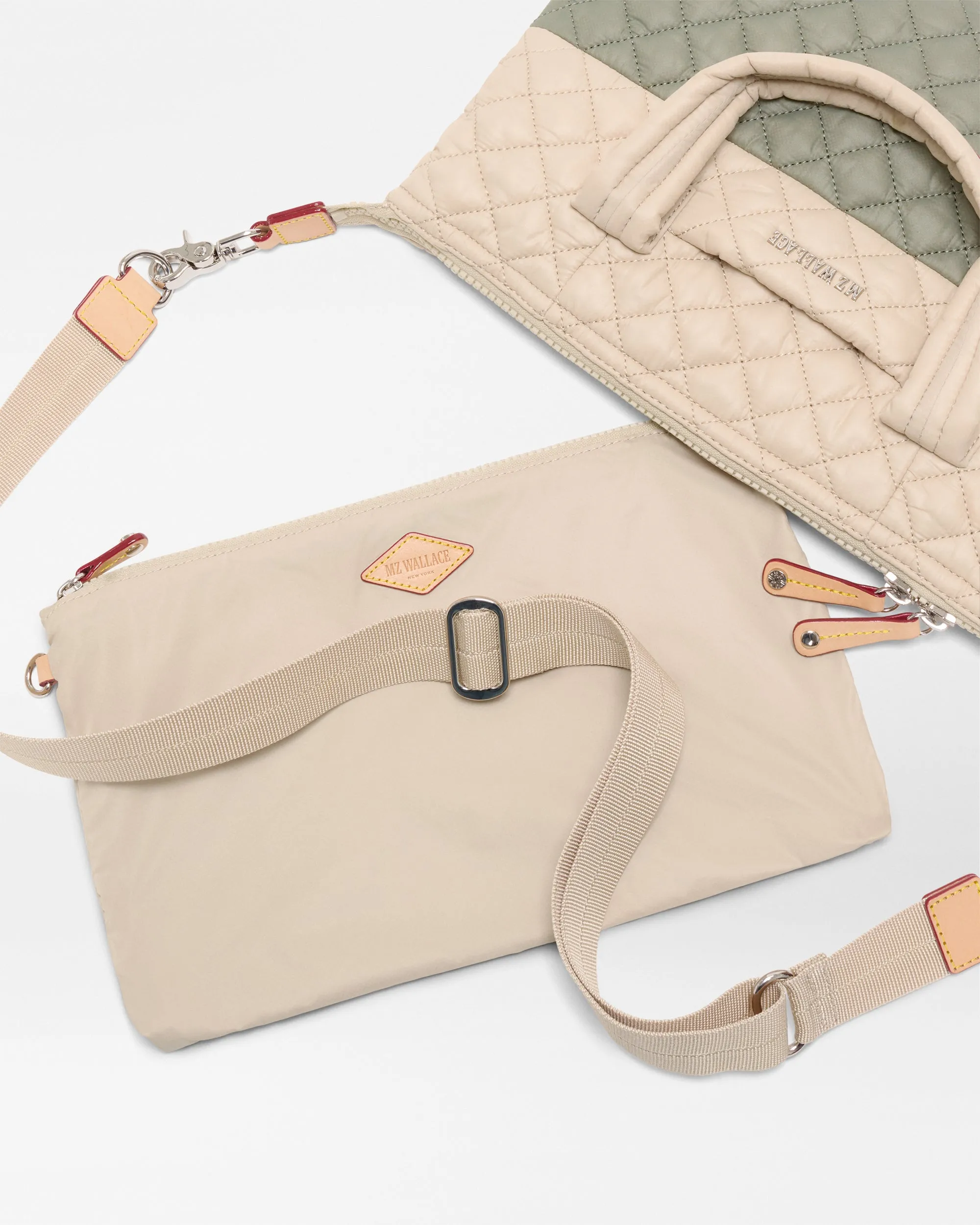 Agave Green/Buff Small Sutton Deluxe sold by MZ Wallace product image thumbnail 5