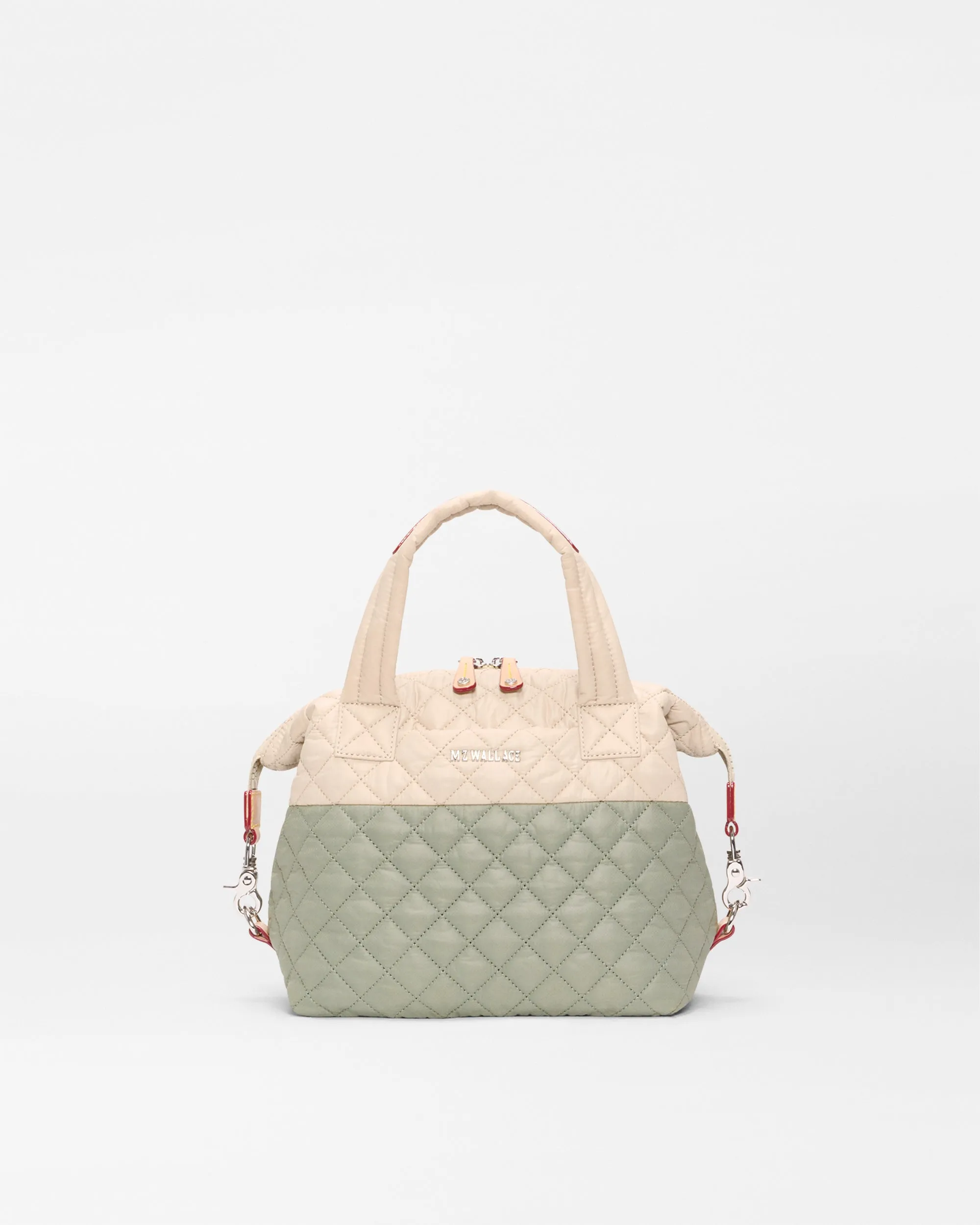 Agave Green/Buff Small Sutton Deluxe sold by MZ Wallace