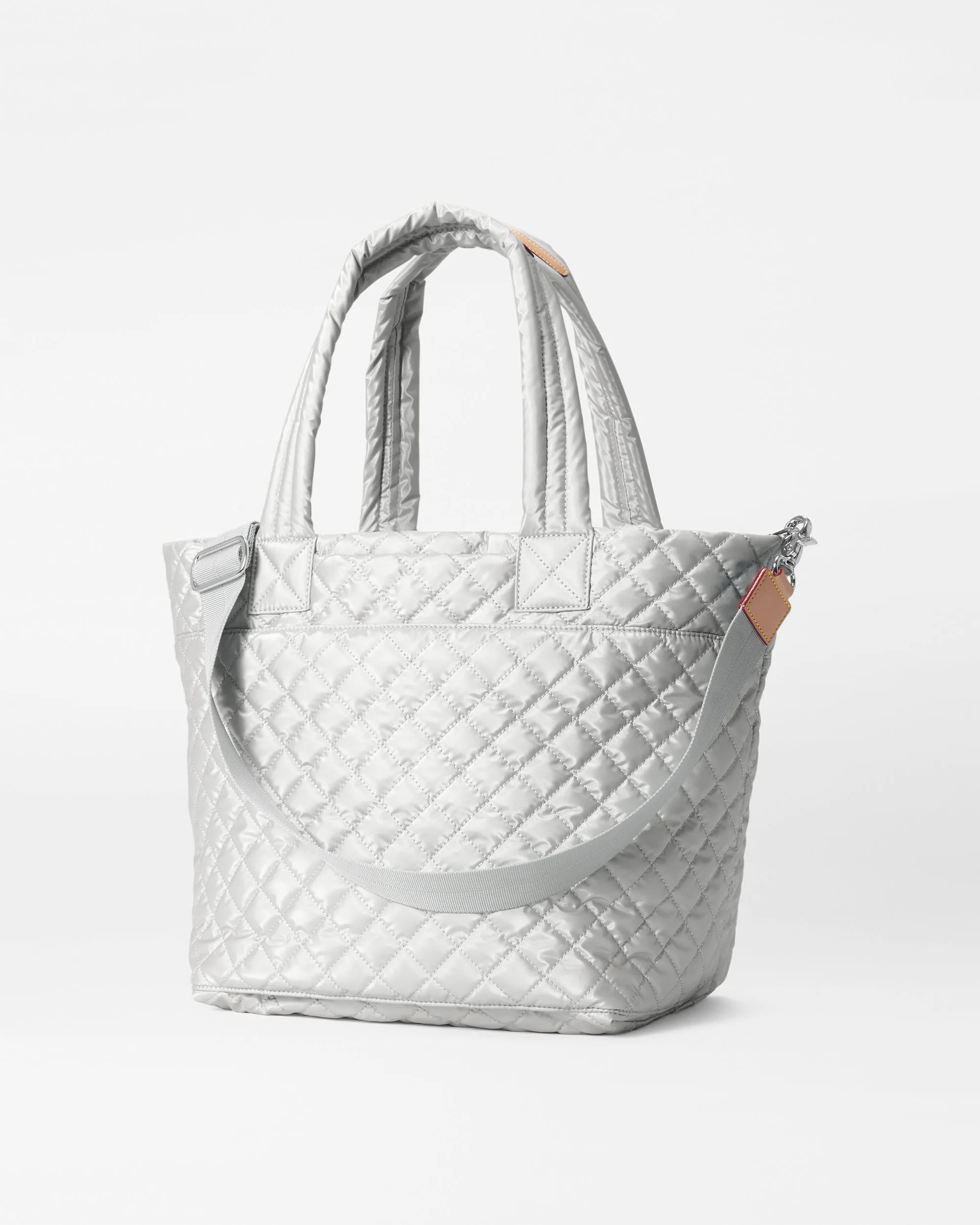 Oyster Metallic Medium Metro Tote Deluxe sold by MZ Wallace product image thumbnail 3