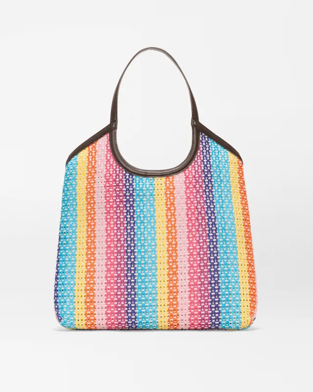 Feria Stripe Large Georgica Tote made by MZ Wallace
