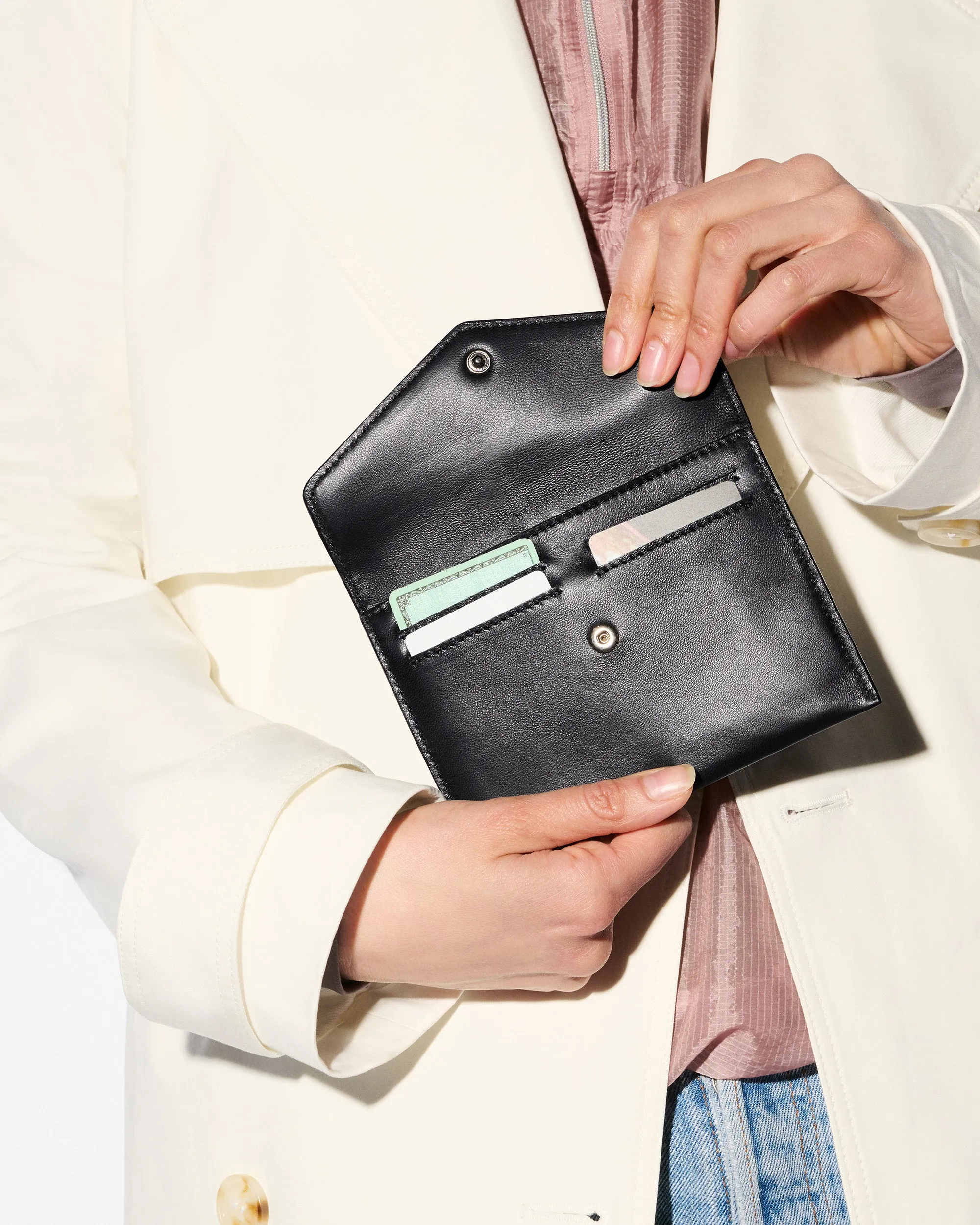 Black Quilted Leather Greta Wallet sold by MZ Wallace product image thumbnail 2