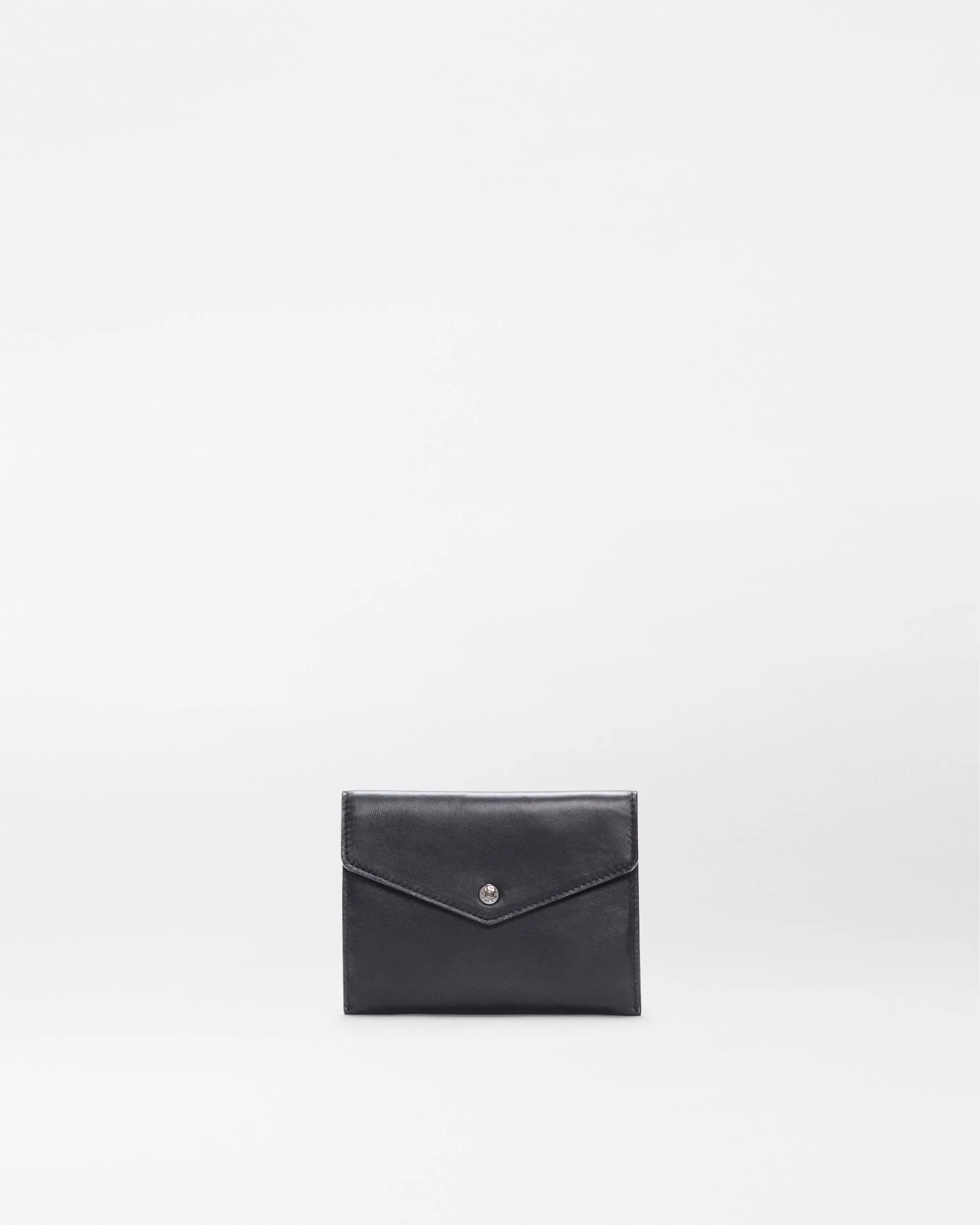 Black Quilted Leather Greta Wallet sold by MZ Wallace
