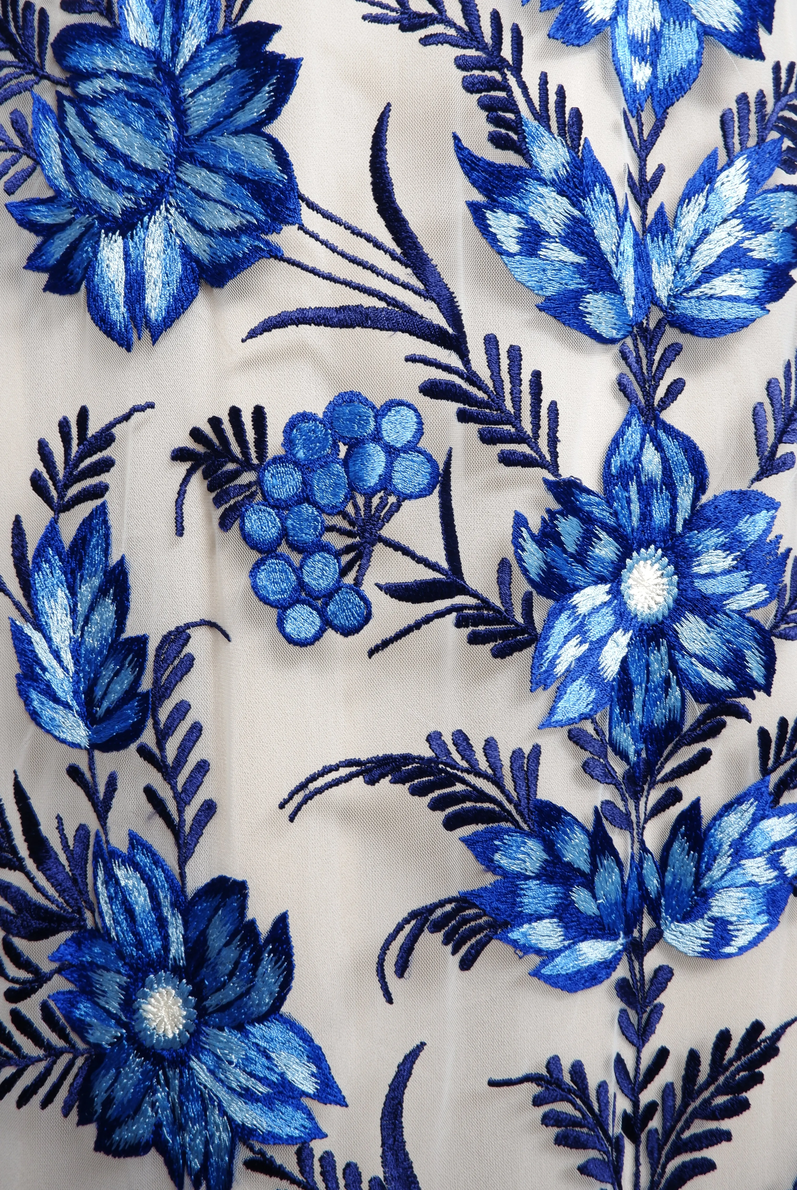 Embroidered Halter Fit and Flare Gown sold by Naeem Khan product image thumbnail 3