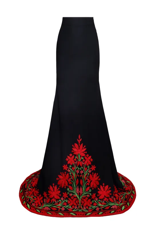 Embroidered Fit and Flare Skirt sold by Naeem Khan