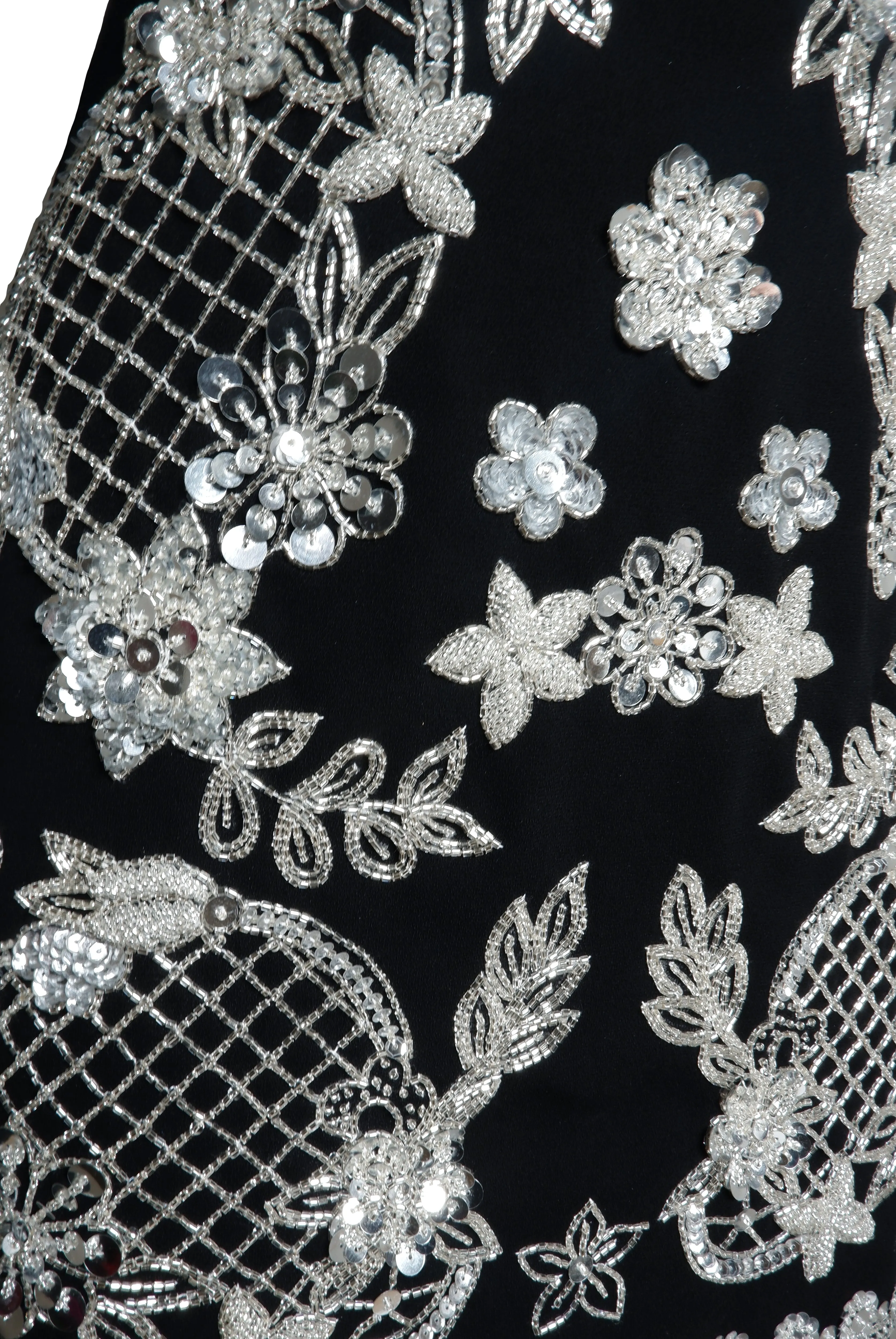 Embroidered Long Sleeve Dress sold by Naeem Khan product image thumbnail 4