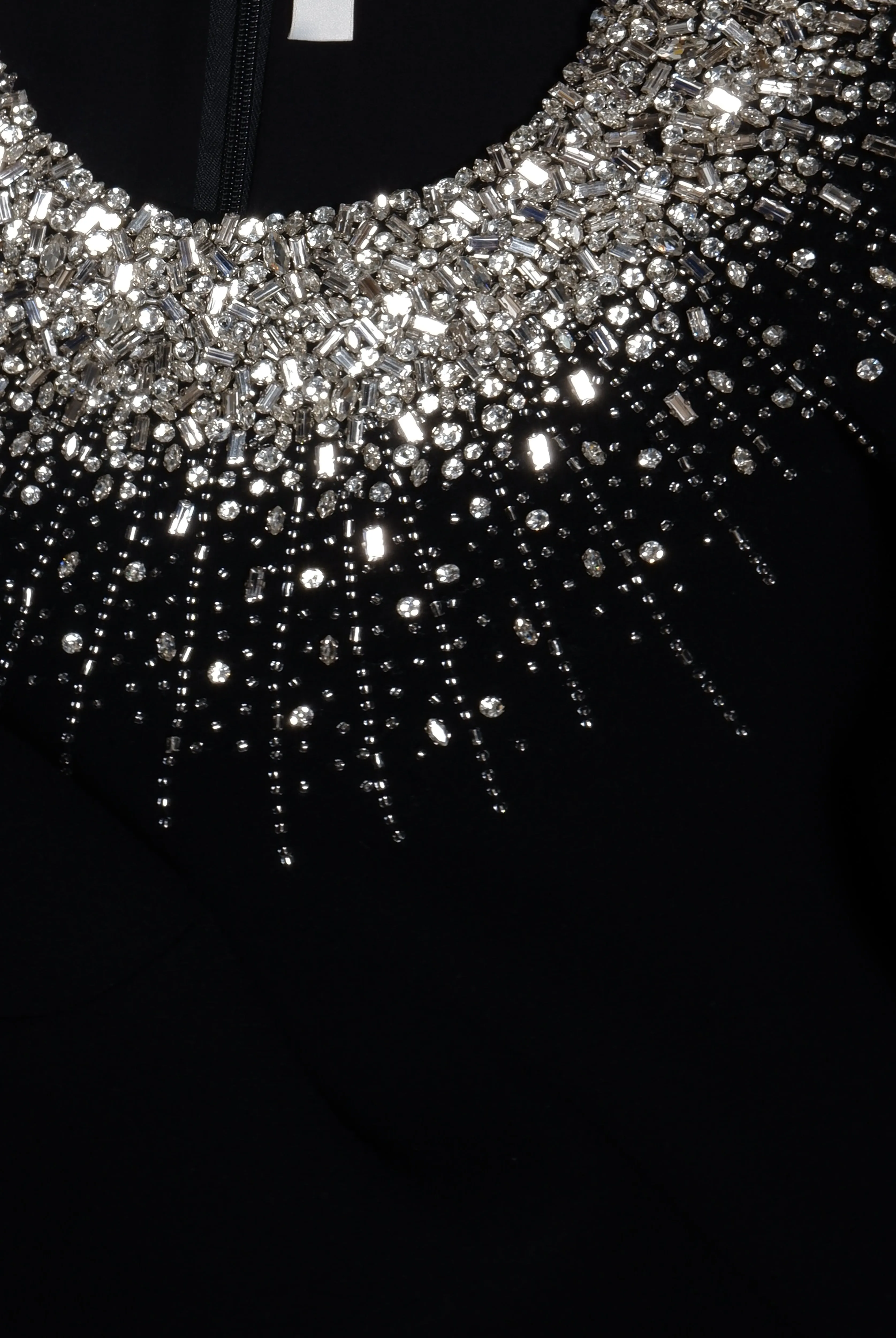 Crystal Detail Long Sleeve Gown sold by Naeem Khan product image thumbnail 3