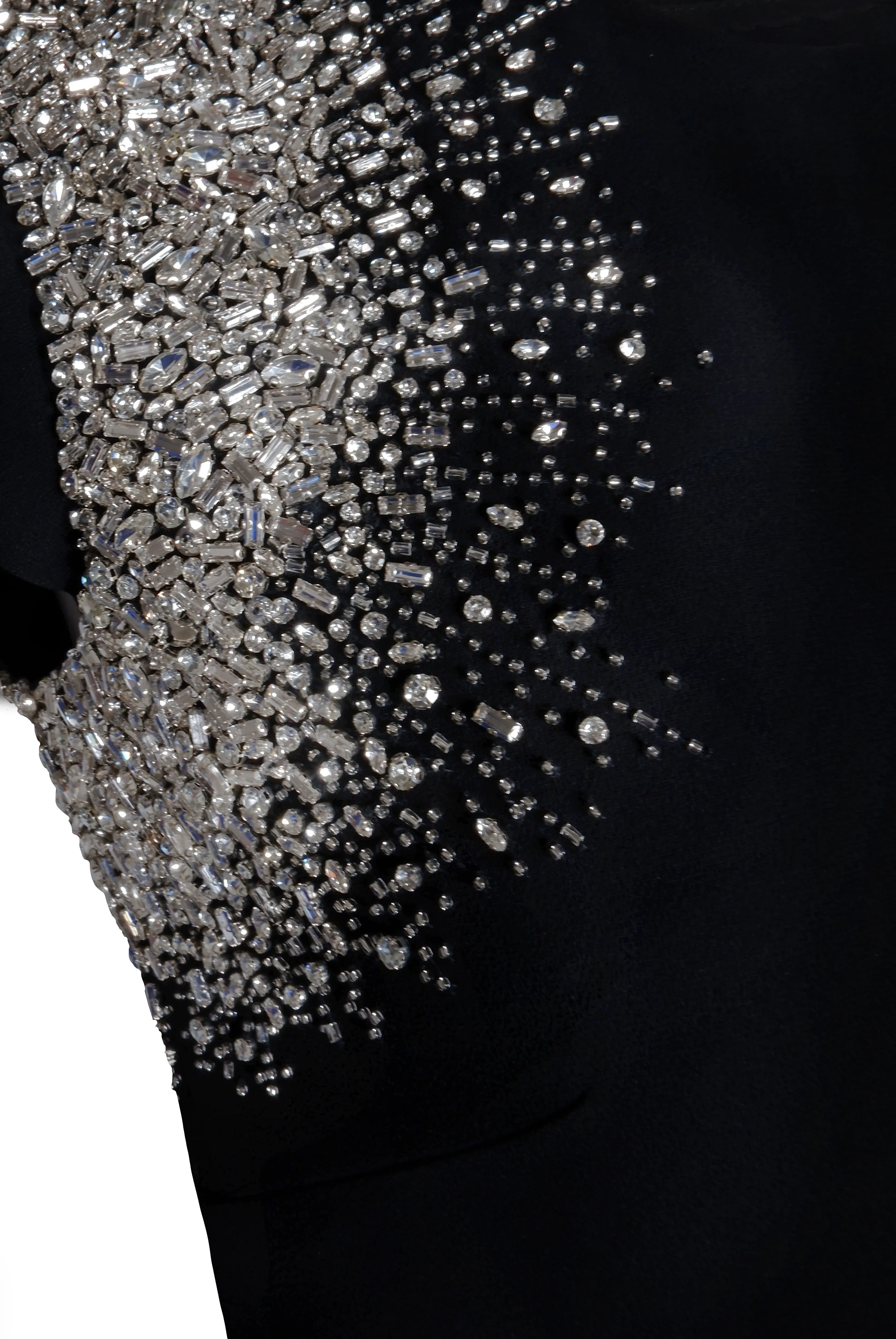 Crystal Detail Cap Sleeve Gown sold by Naeem Khan product image thumbnail 3