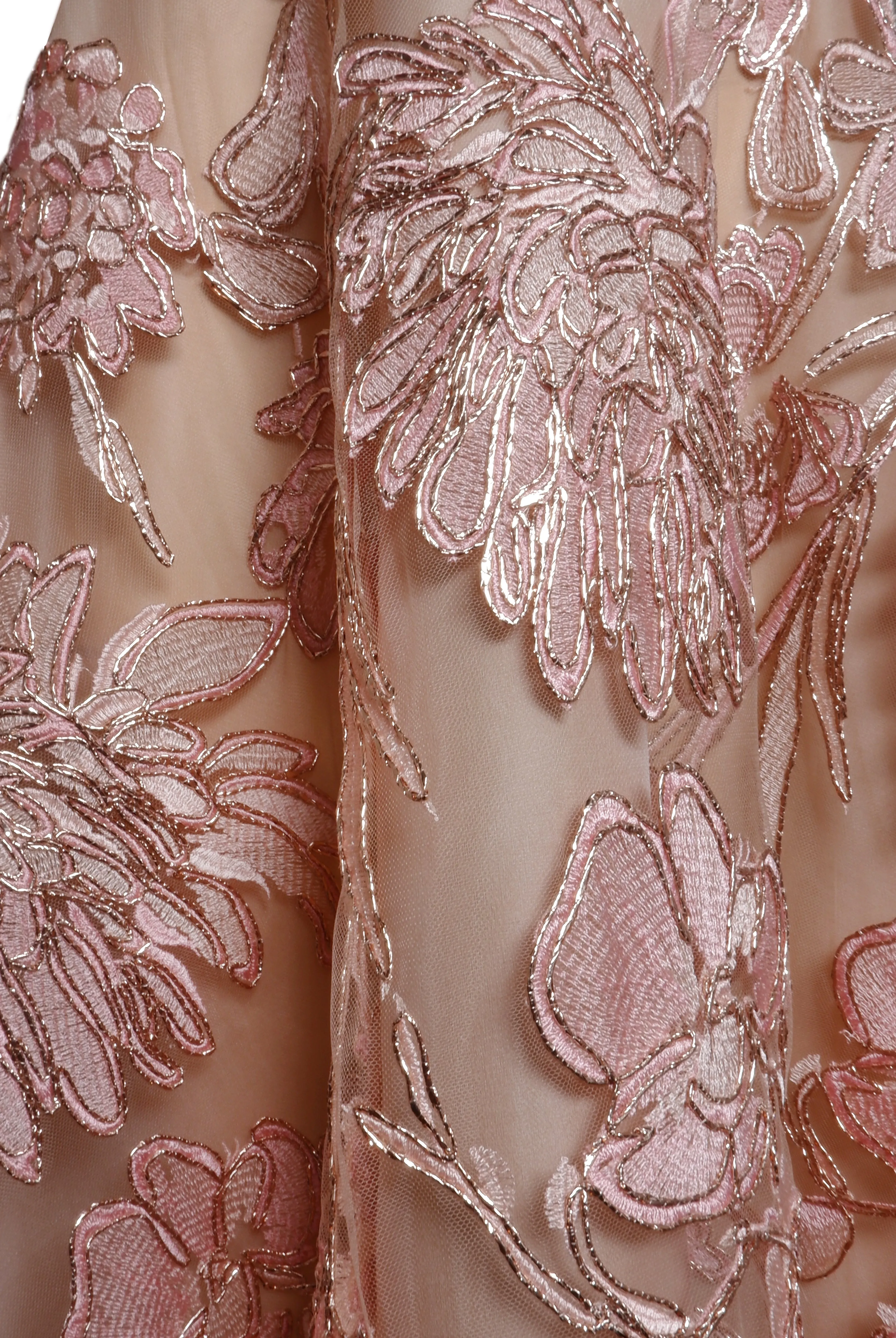 Raffia Short Sleeve Gown sold by Naeem Khan product image thumbnail 3