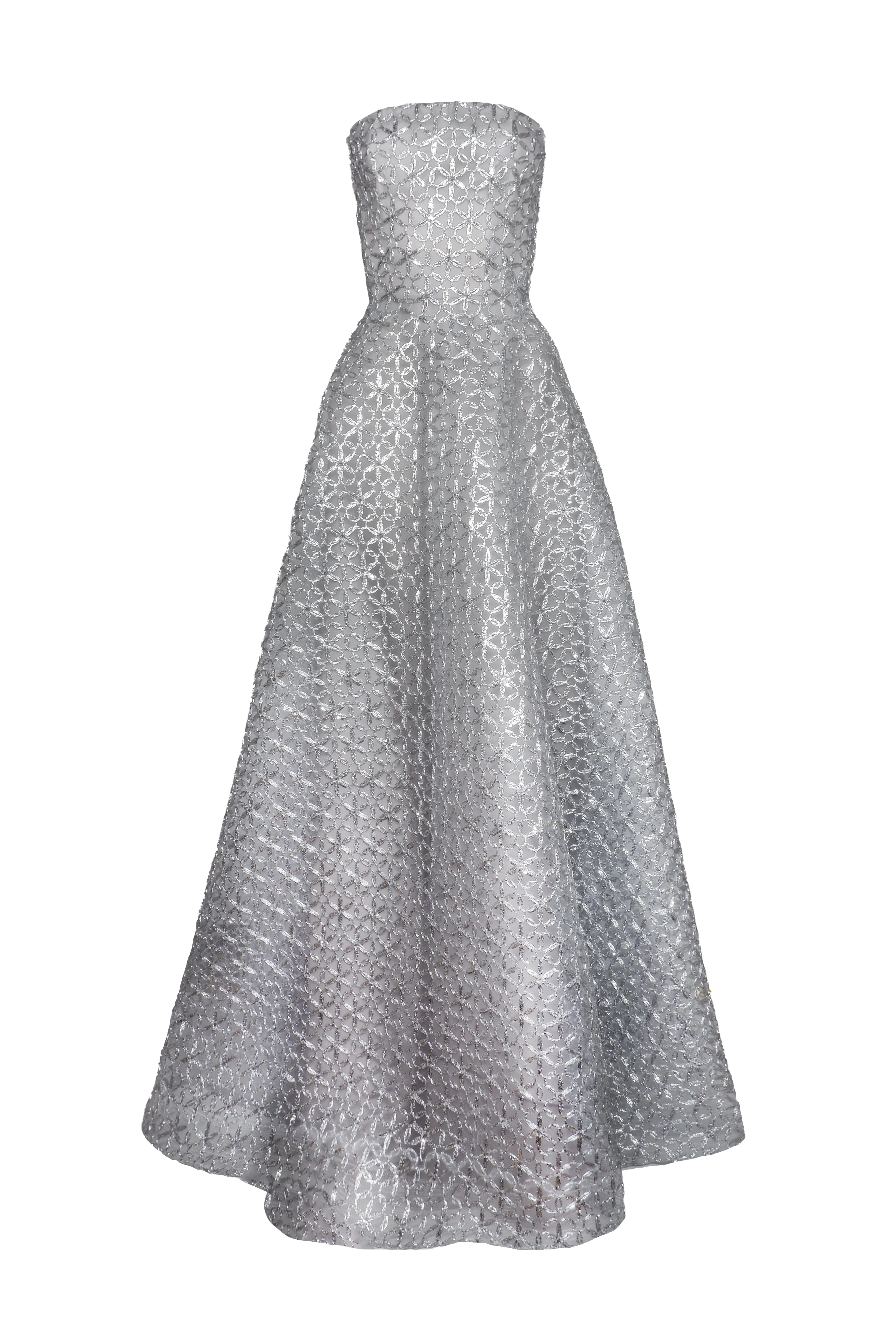 Raffia Strapless Gown sold by Naeem Khan product image thumbnail 2