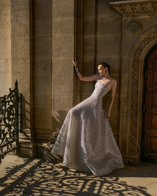 Raffia Strapless Gown sold by Naeem Khan