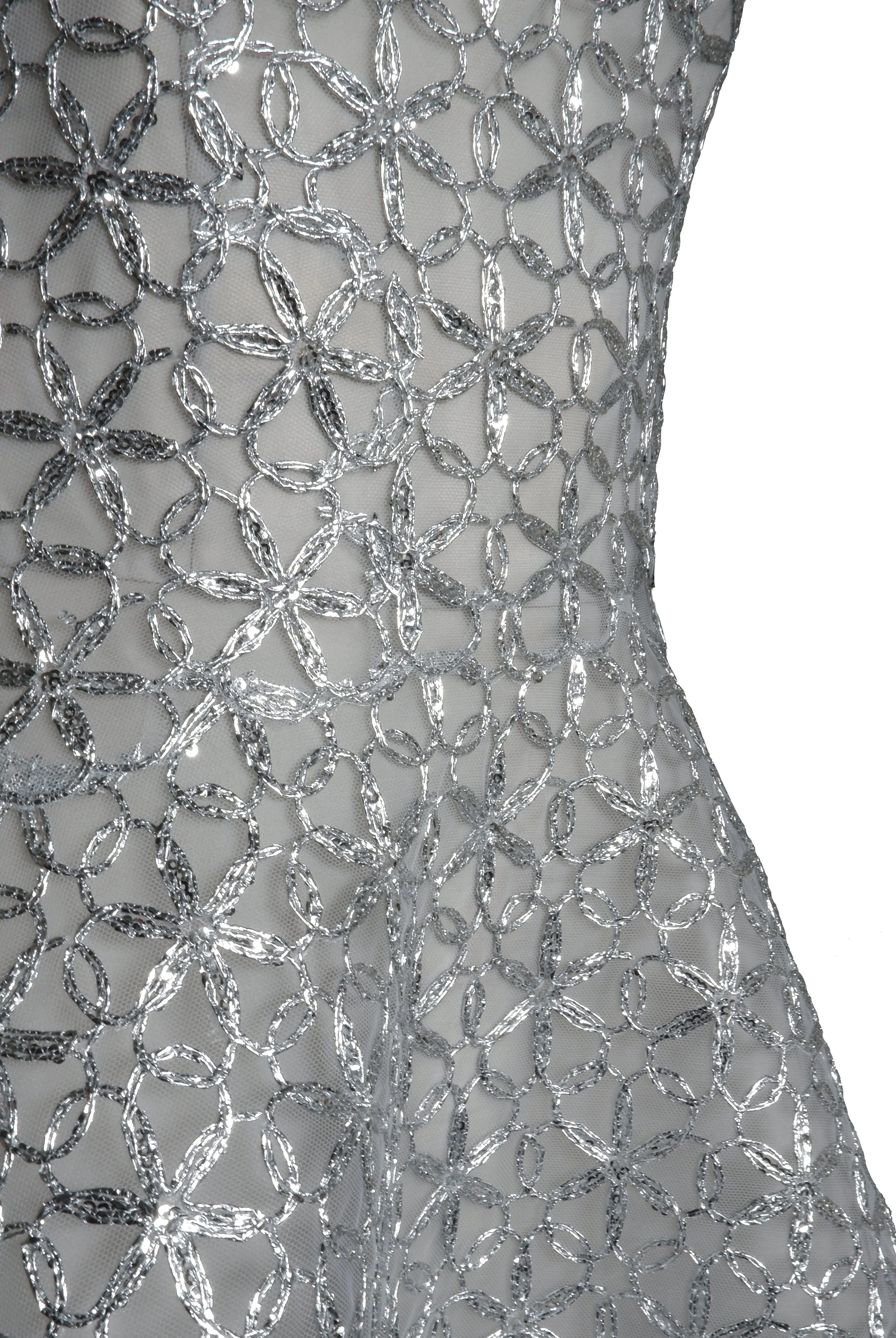 Raffia Short Sleeve Gown sold by Naeem Khan product image thumbnail 3