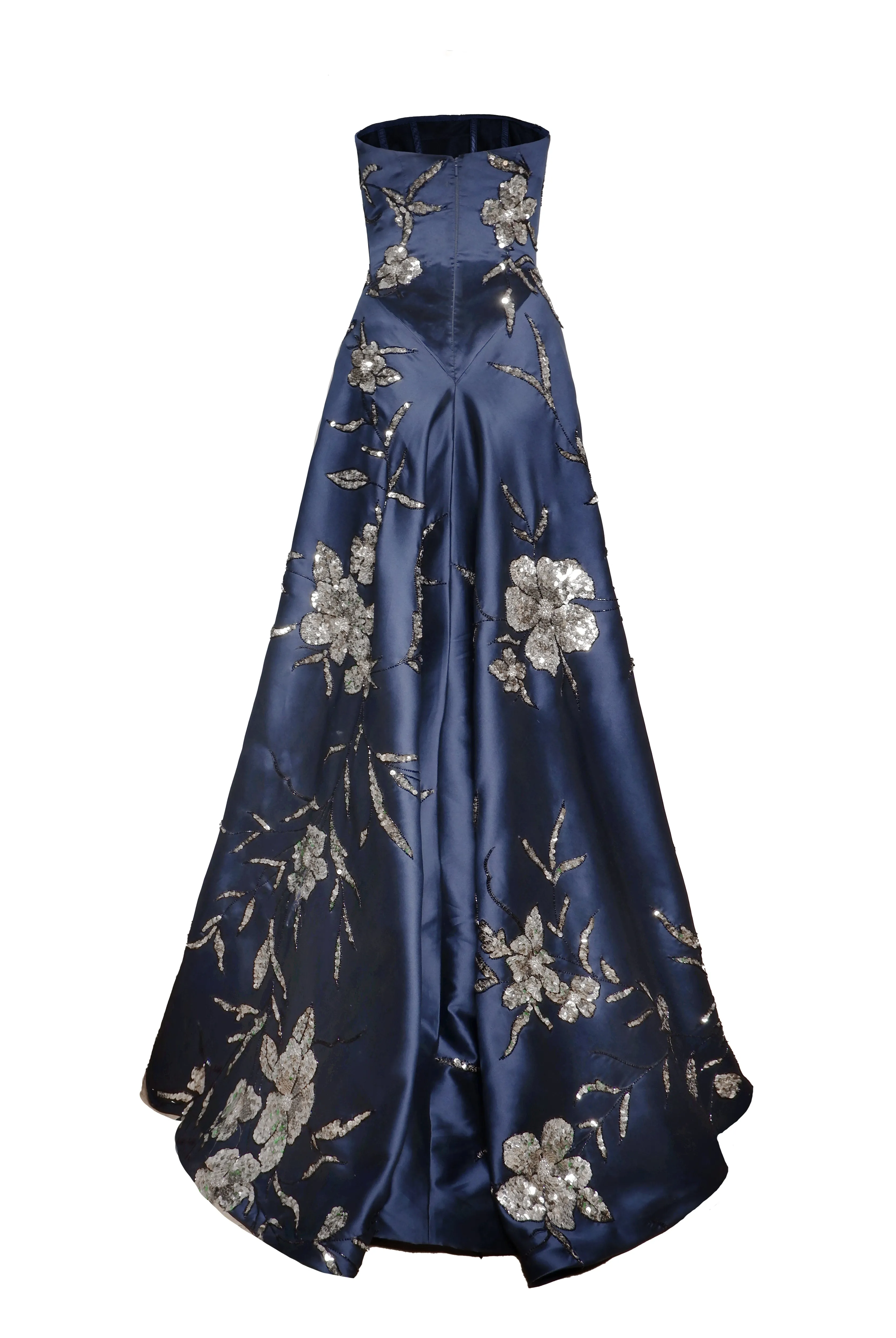 EMBROIDERED STRAPLESS GOWN sold by Naeem Khan product image thumbnail 3