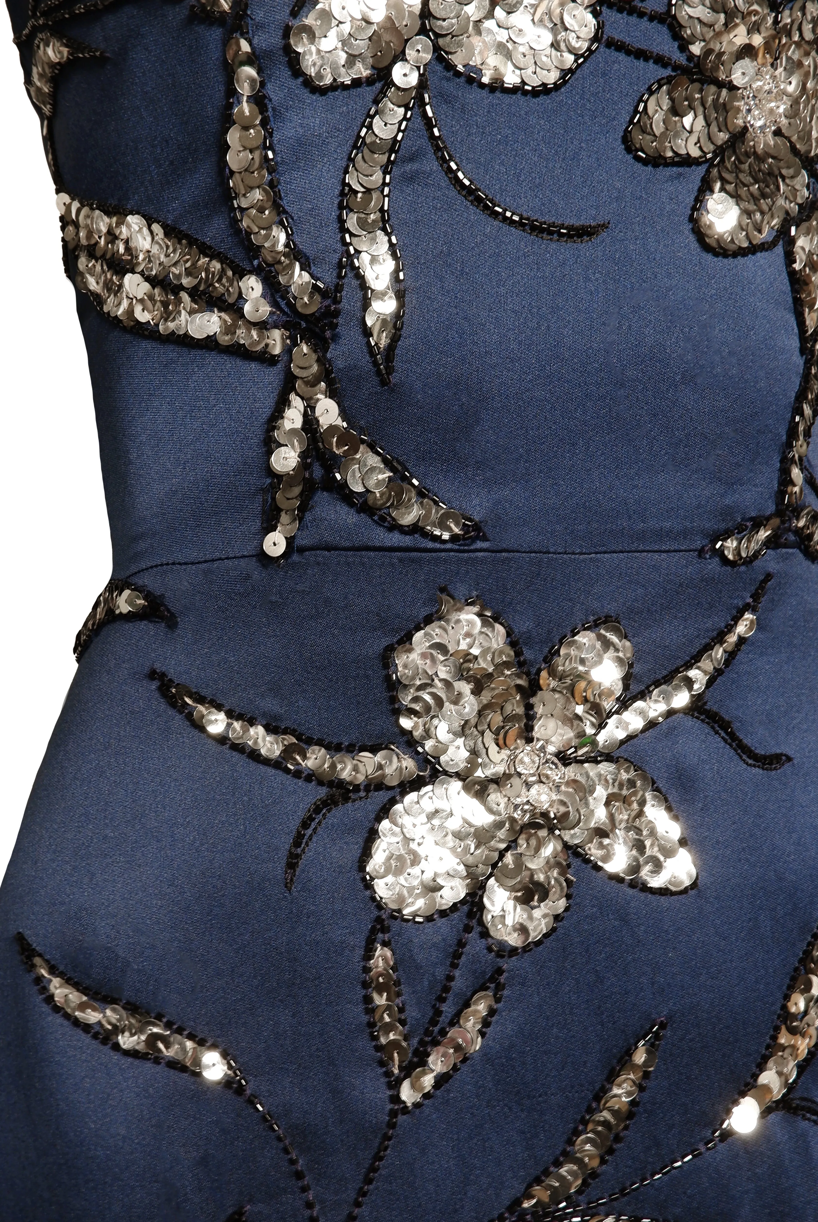 EMBROIDERED STRAPLESS GOWN sold by Naeem Khan product image thumbnail 4