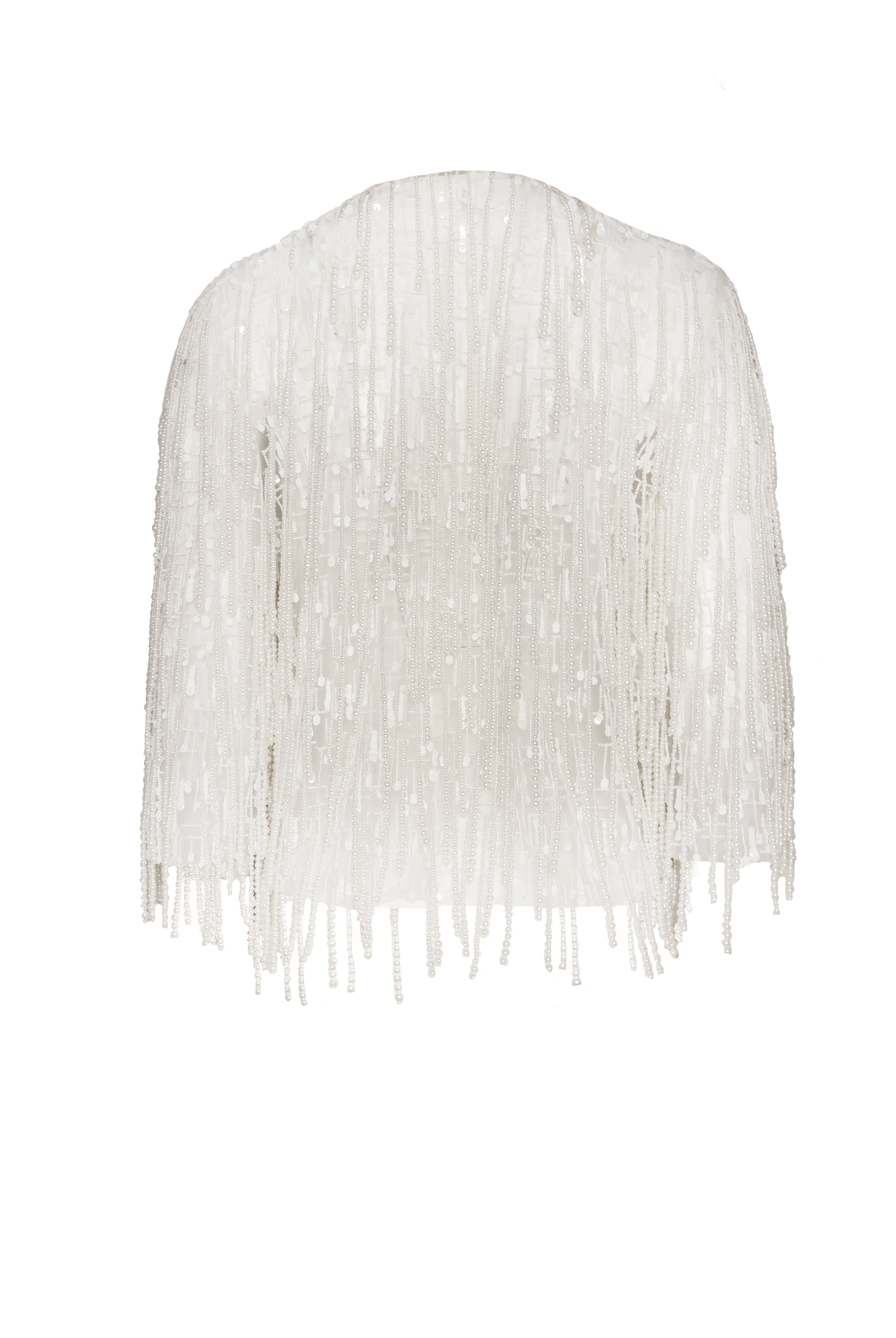 PEARL FRINGE JACKET sold by Naeem Khan product image thumbnail 2