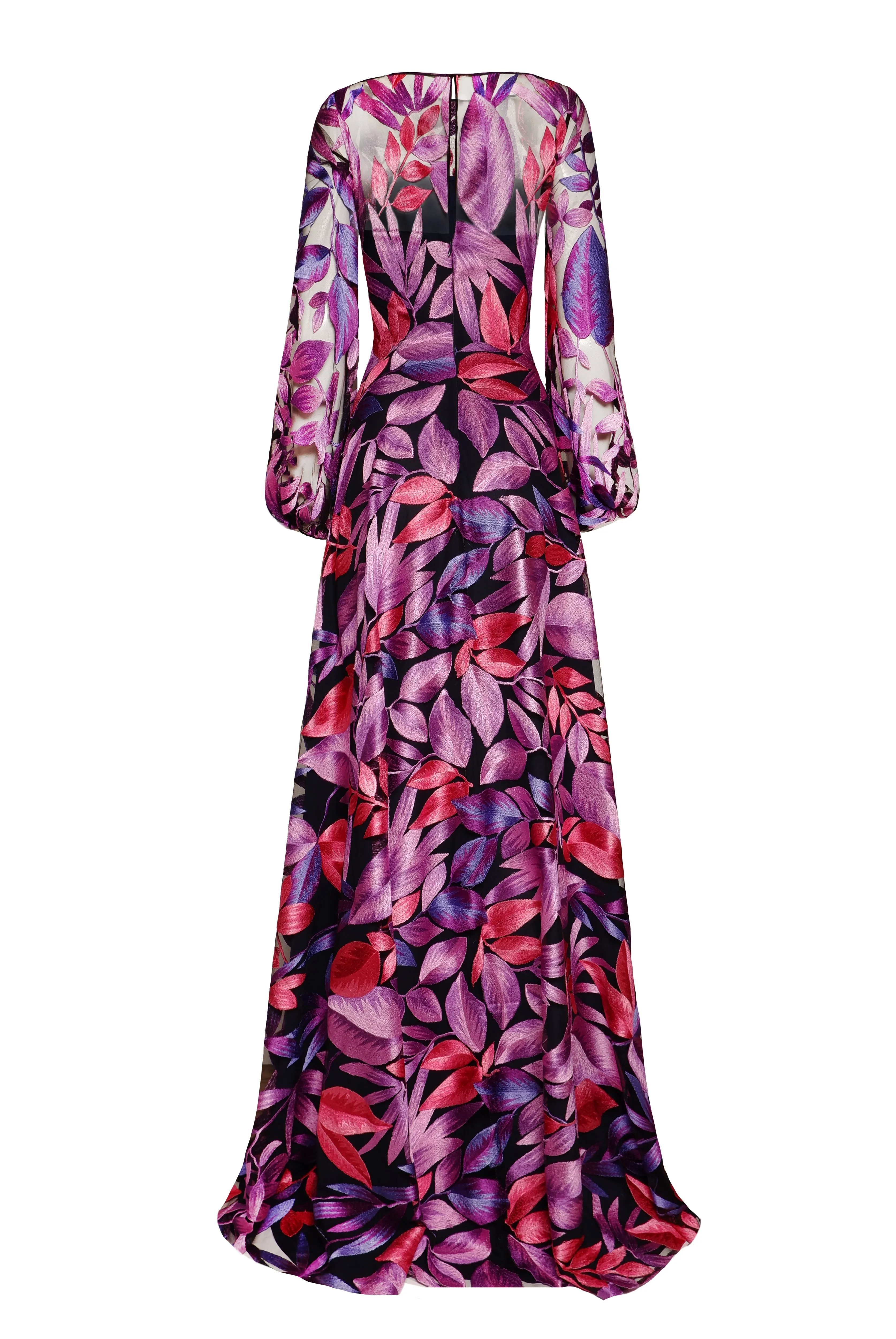 BOATNECK BLOUSON SLEEVE GOWN sold by Naeem Khan product image thumbnail 2