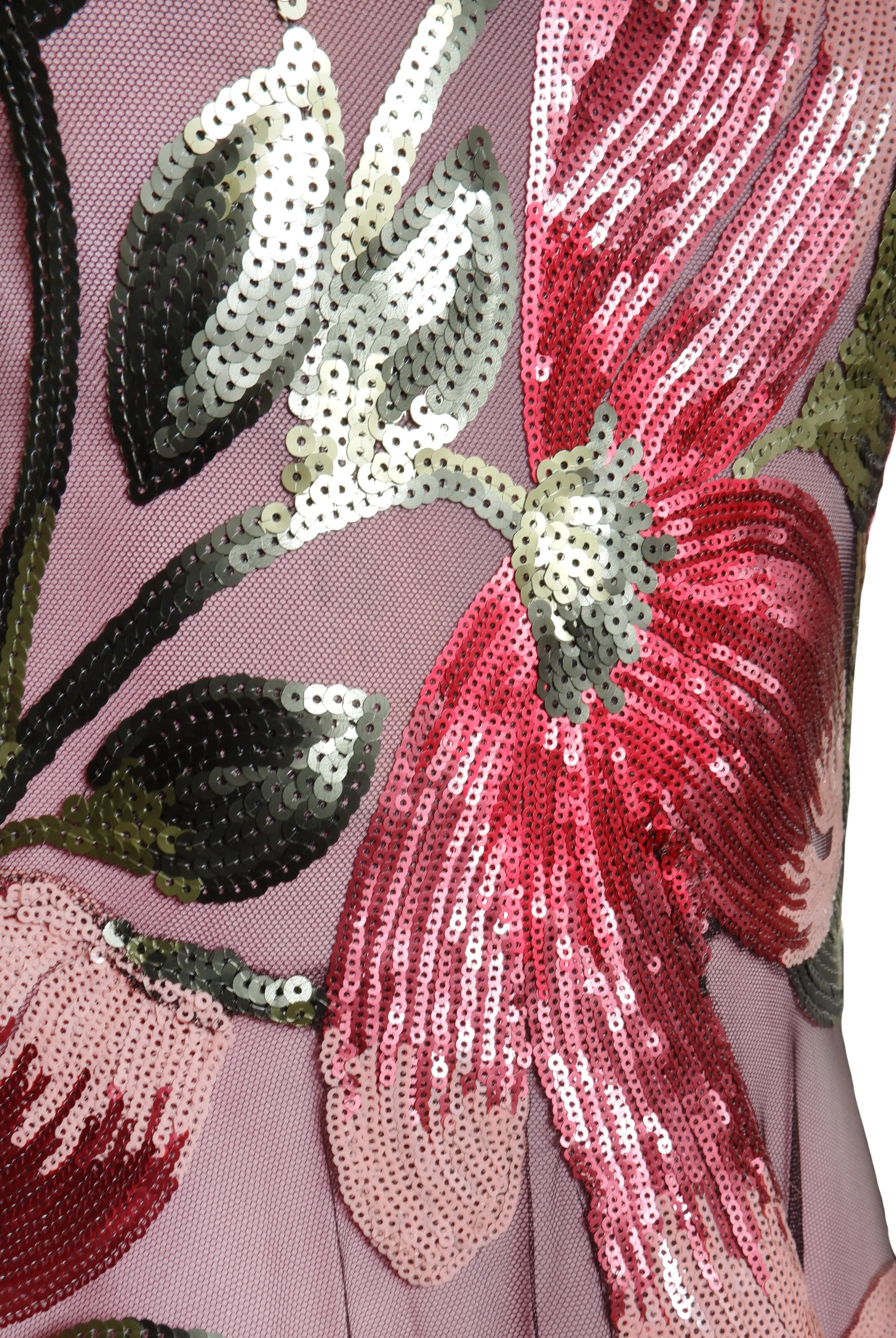 BOAT NECK BLOUSON SLEEVE GOWN sold by Naeem Khan product image thumbnail 4