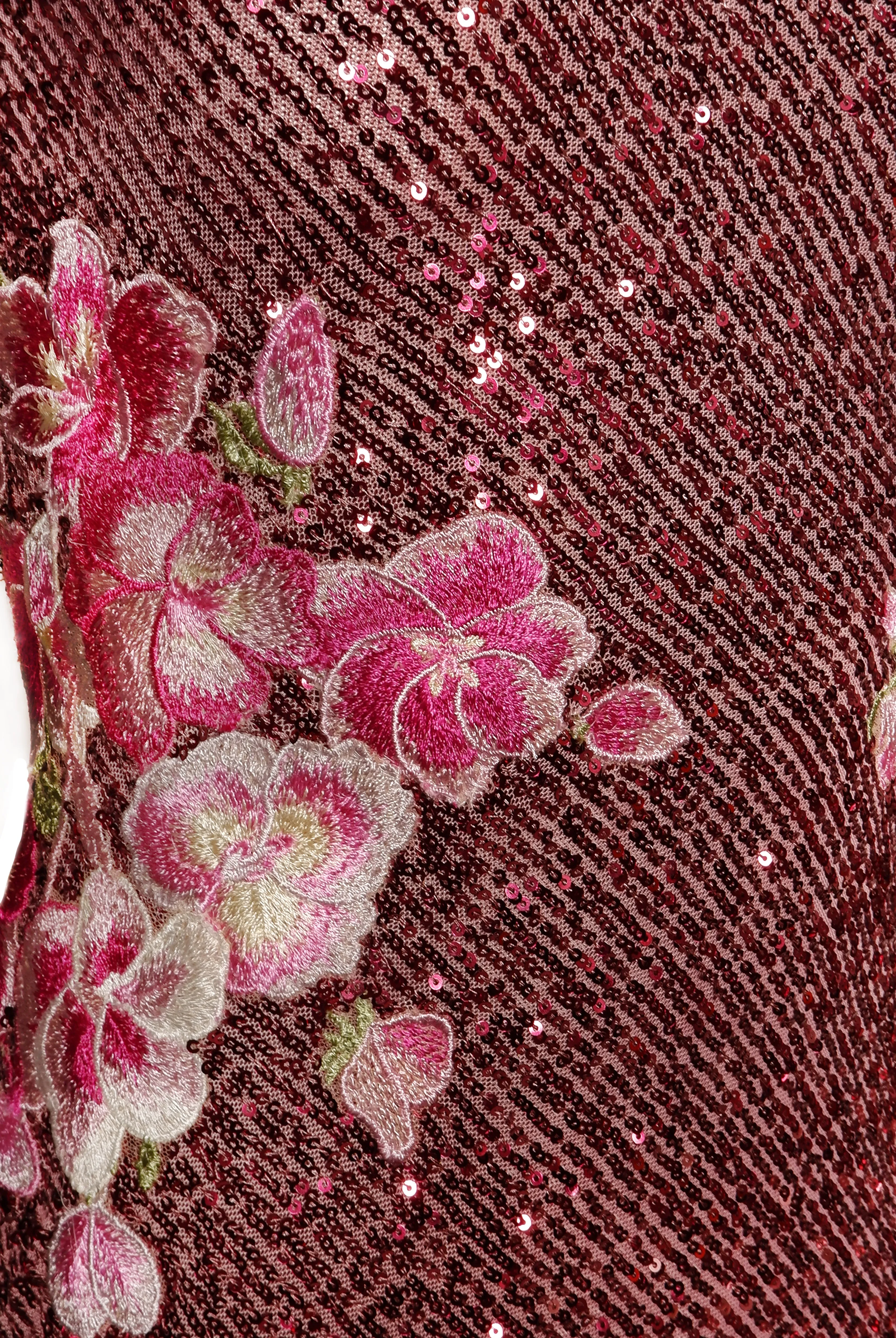 STRETCH SEQUIN HALTER GOWN sold by Naeem Khan product image thumbnail 4