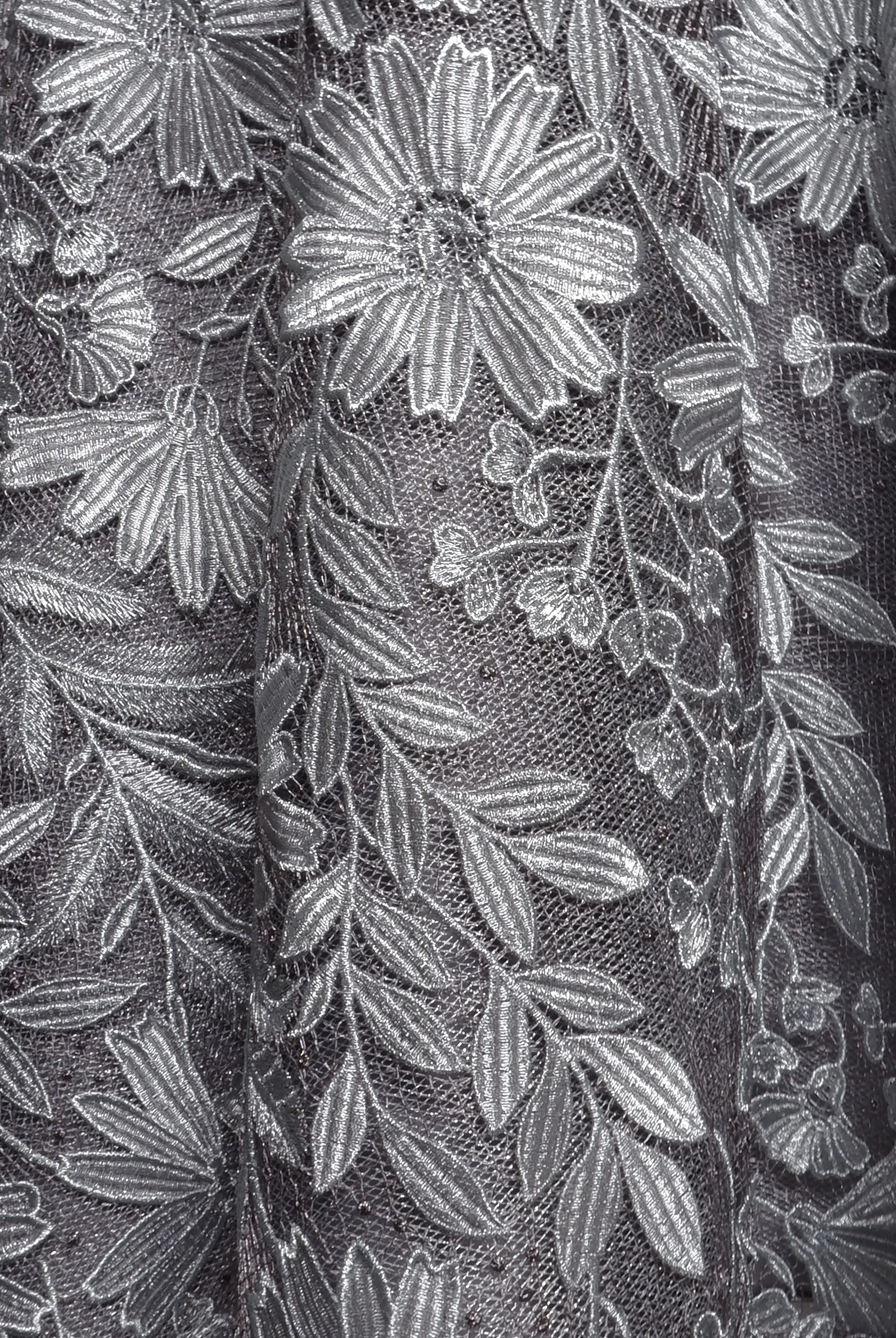 STRETCH SEQUIN HALTER FIT-AND-FLARE GOWN sold by Naeem Khan product image thumbnail 4