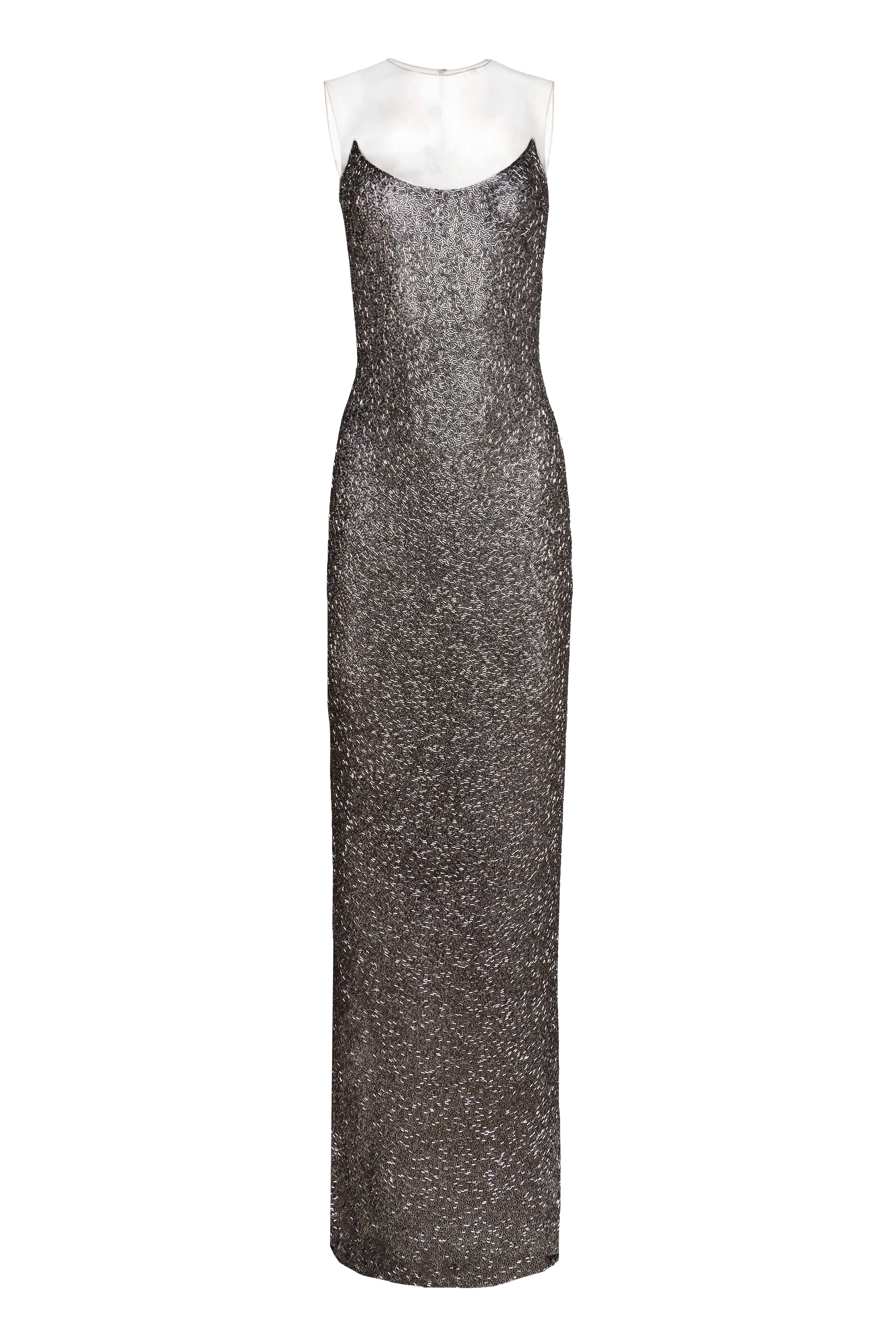 FLORAL METALLIC RAFFIA CAP SLEEVE GOWN sold by Naeem Khan product image thumbnail 2