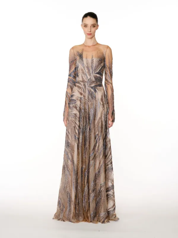 FLORAL EMBELLISHED BOLERO sold by Naeem Khan