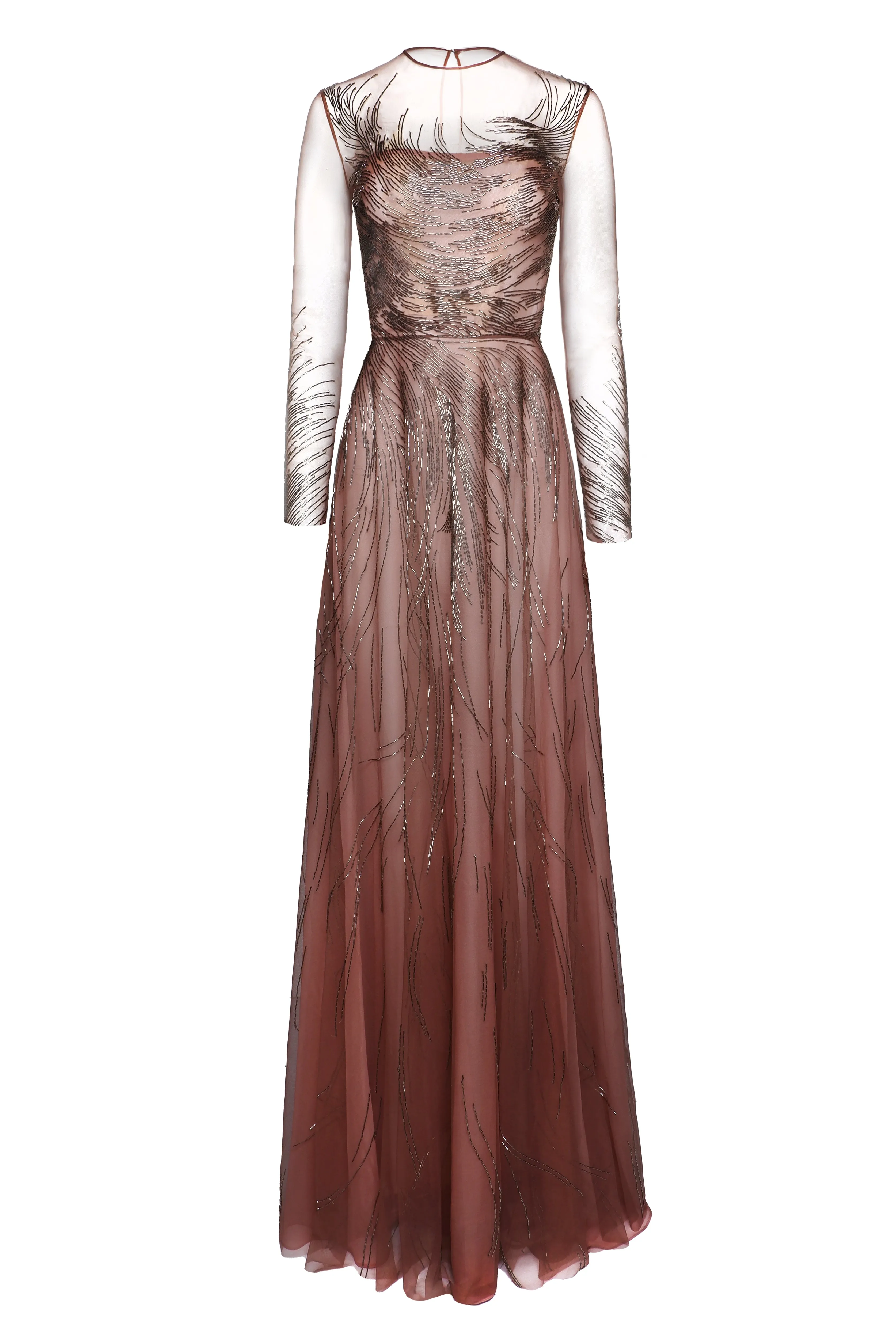 METALLIC RAFFIA HALTER GOWN sold by Naeem Khan product image thumbnail 2