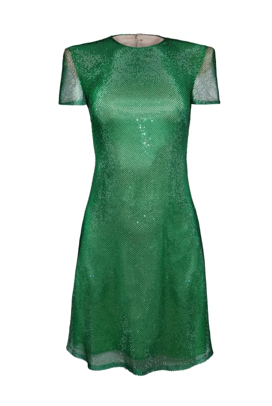 FLORAL EMBELLISHED CAP SLEEVE COLUMN GOWN sold by Naeem Khan