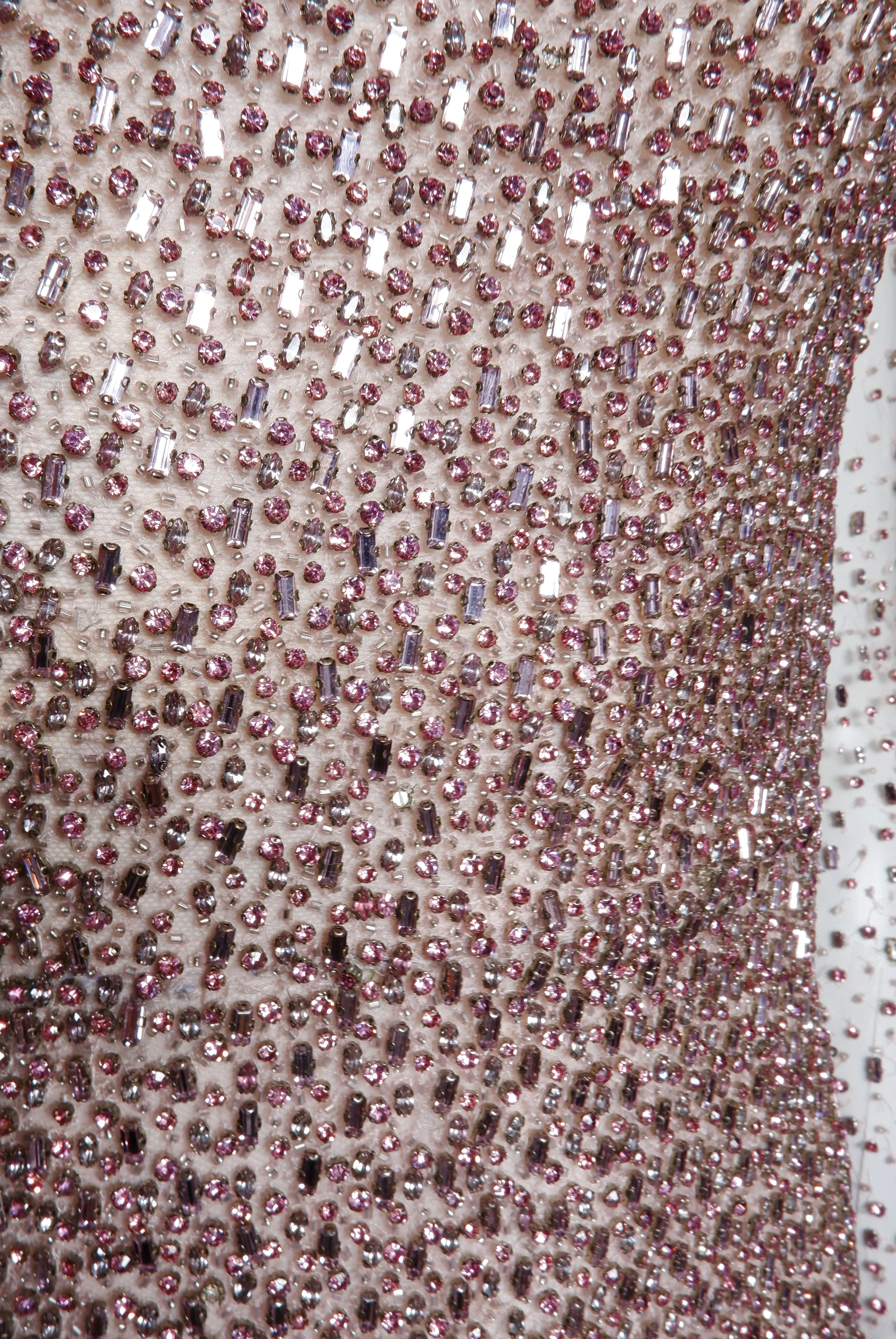 RAFFIA CAP SLEEVE GOWN WITH FLORAL APPLIQUE sold by Naeem Khan product image thumbnail 4