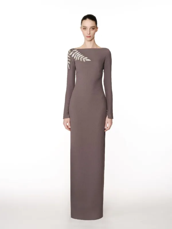 CRYSTAL TRIM CAFTAN sold by Naeem Khan