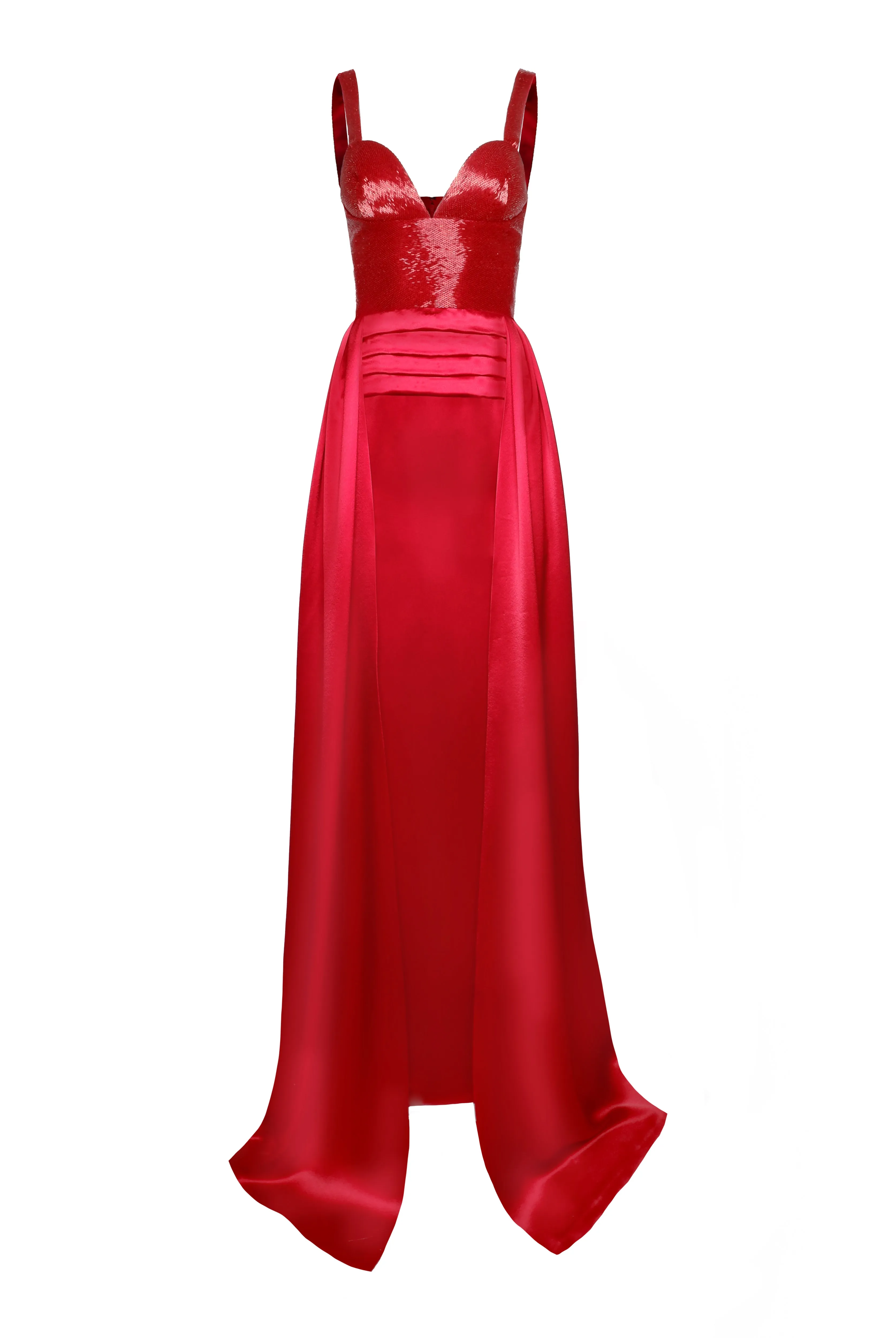 BEADED SWEETHEART BODICE COLUMN GOWN sold by Naeem Khan