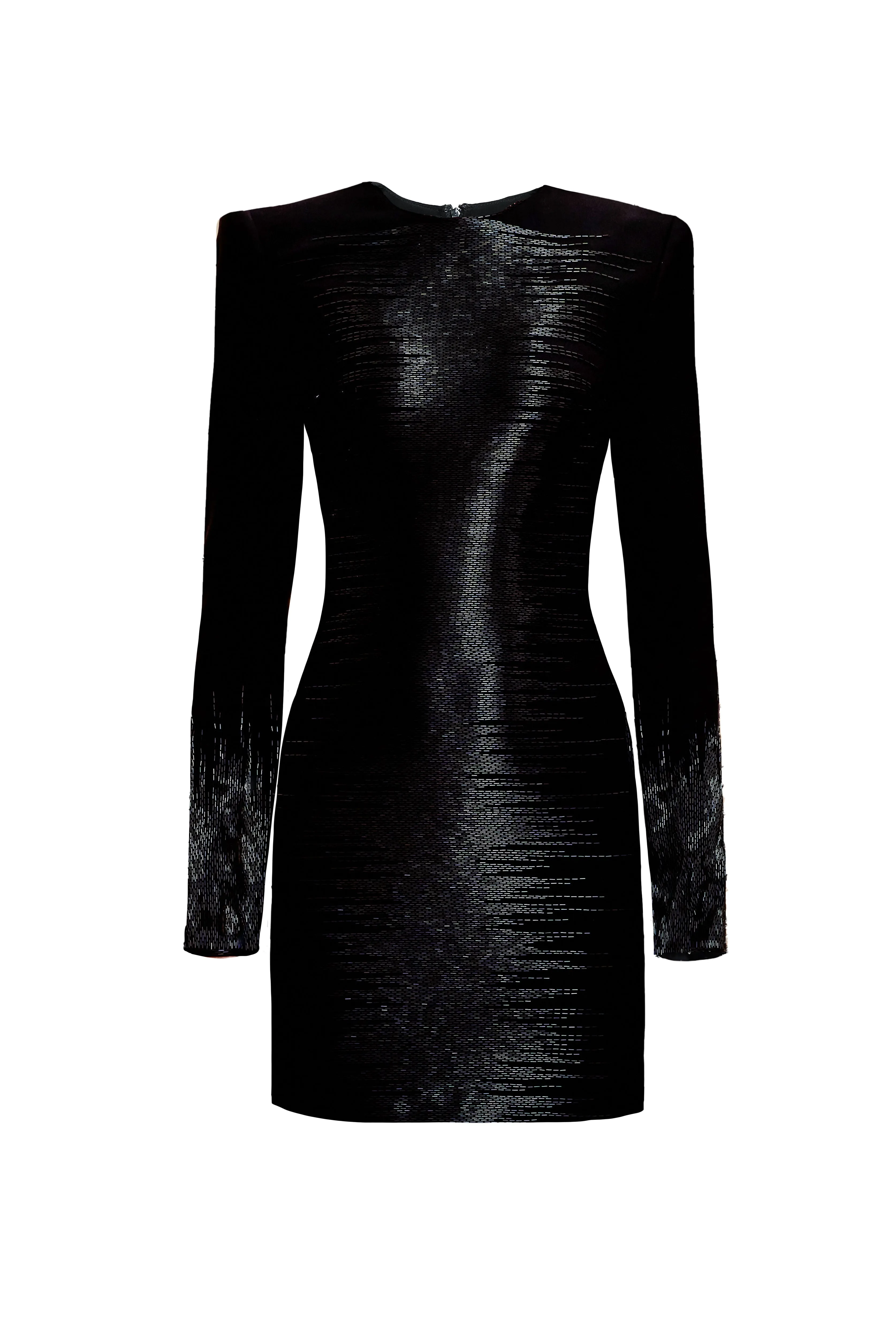 FRONT EMBELLISHED JEWEL NECK DRESS sold by Naeem Khan product image thumbnail 2