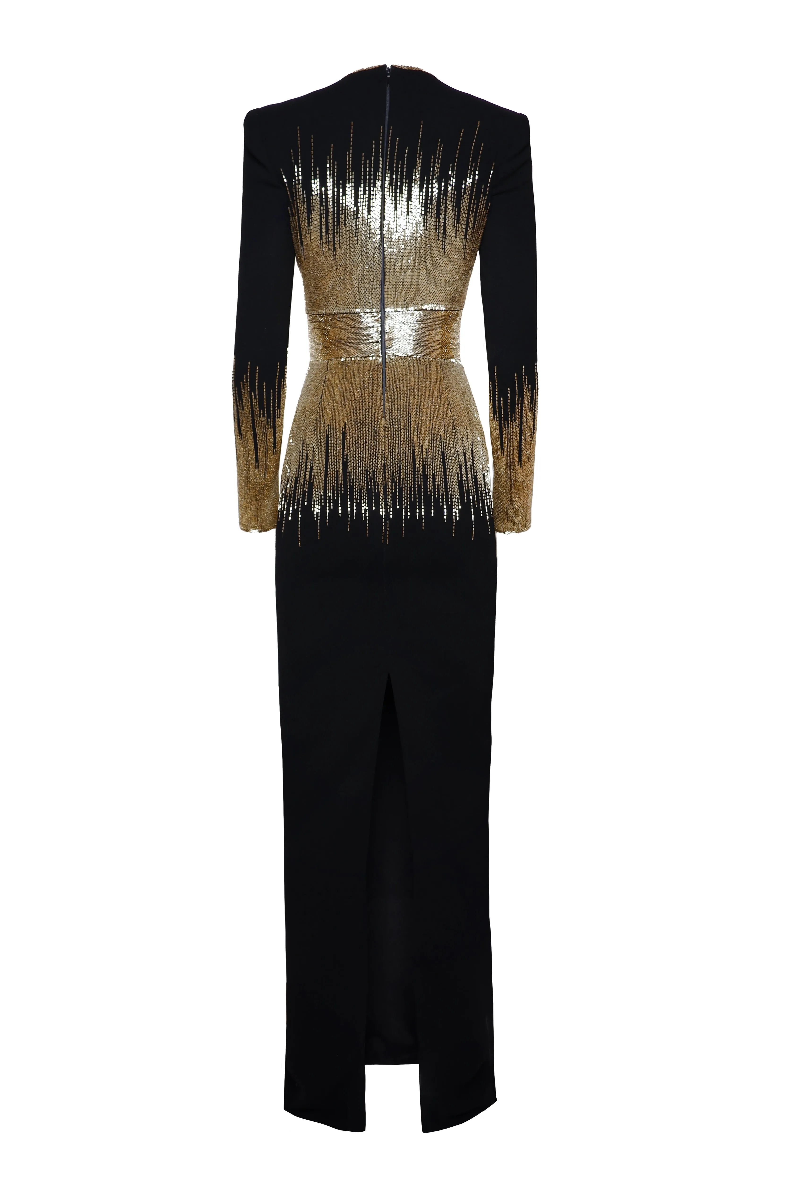 EMBELLISHED BODICE COLUMN GOWN sold by Naeem Khan product image thumbnail 3