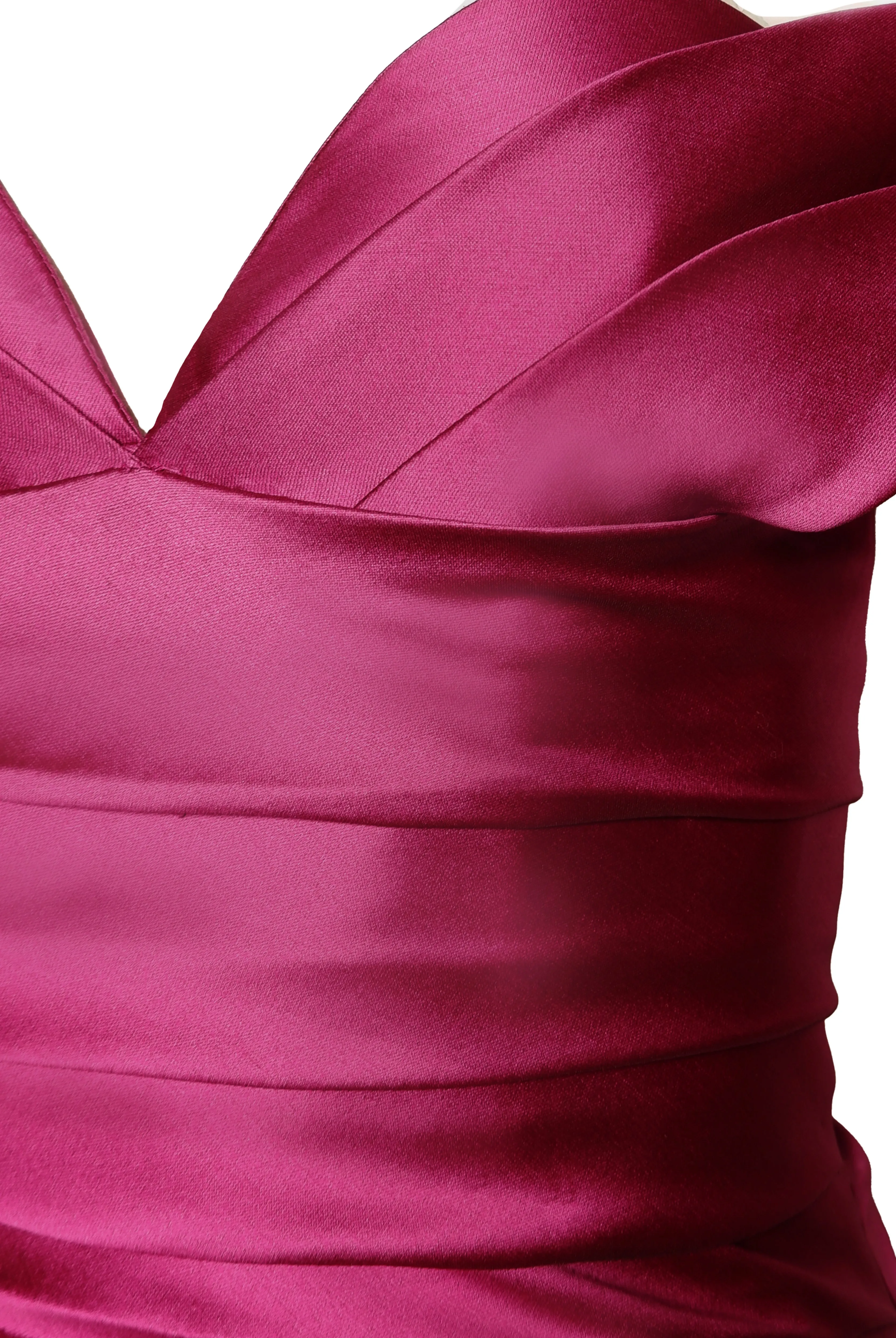 STRAPLESS PLEATED MIKADO GOWN sold by Naeem Khan product image thumbnail 4