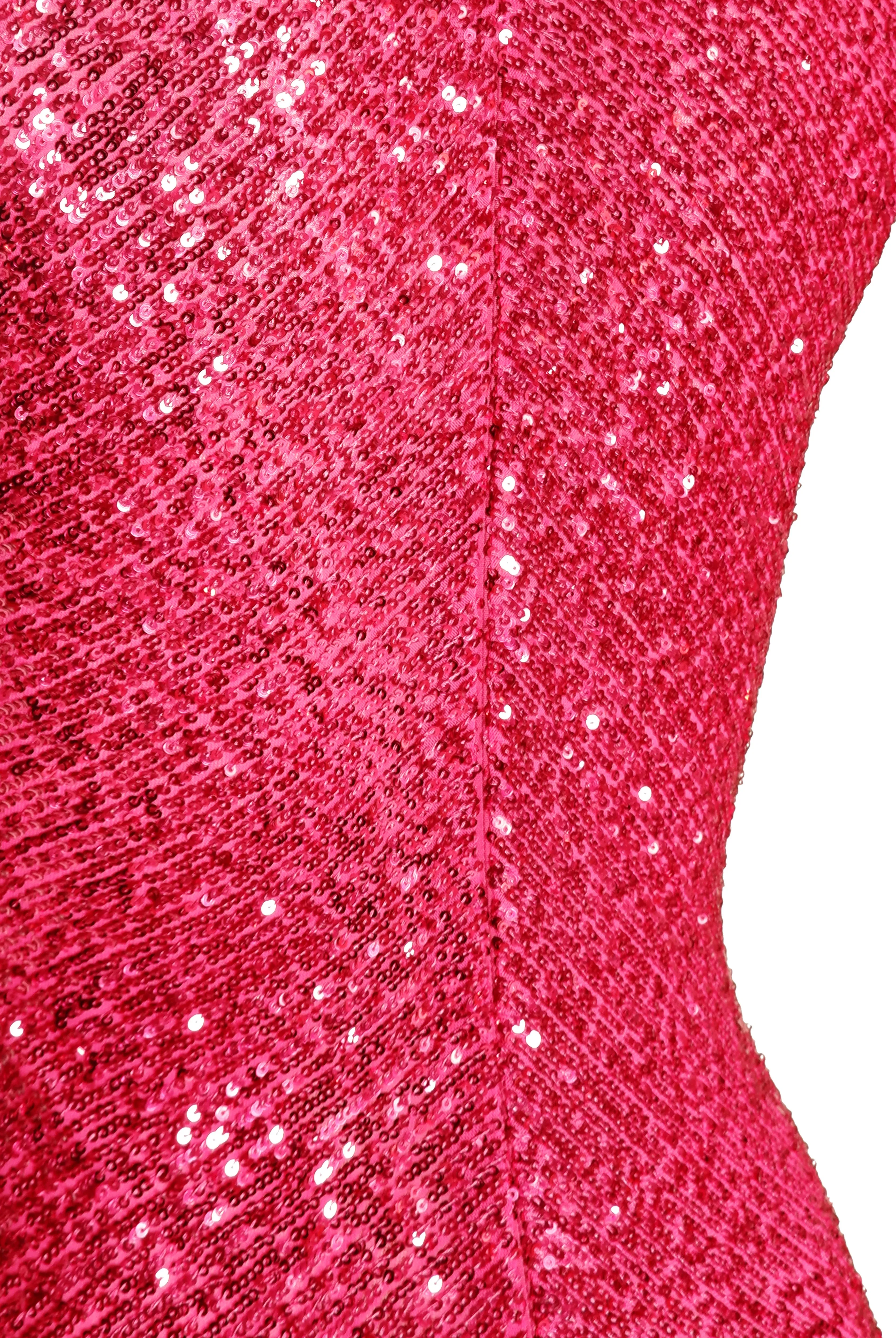 STRETCH SEQUIN GOWN sold by Naeem Khan product image thumbnail 3