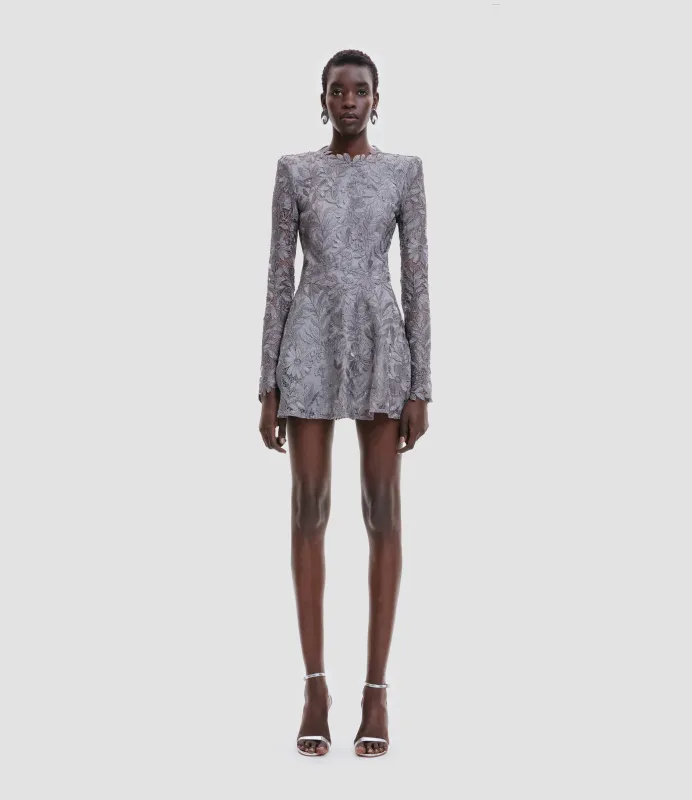 LACE DRESS WITH LONG SLEEVES sold by Naeem Khan