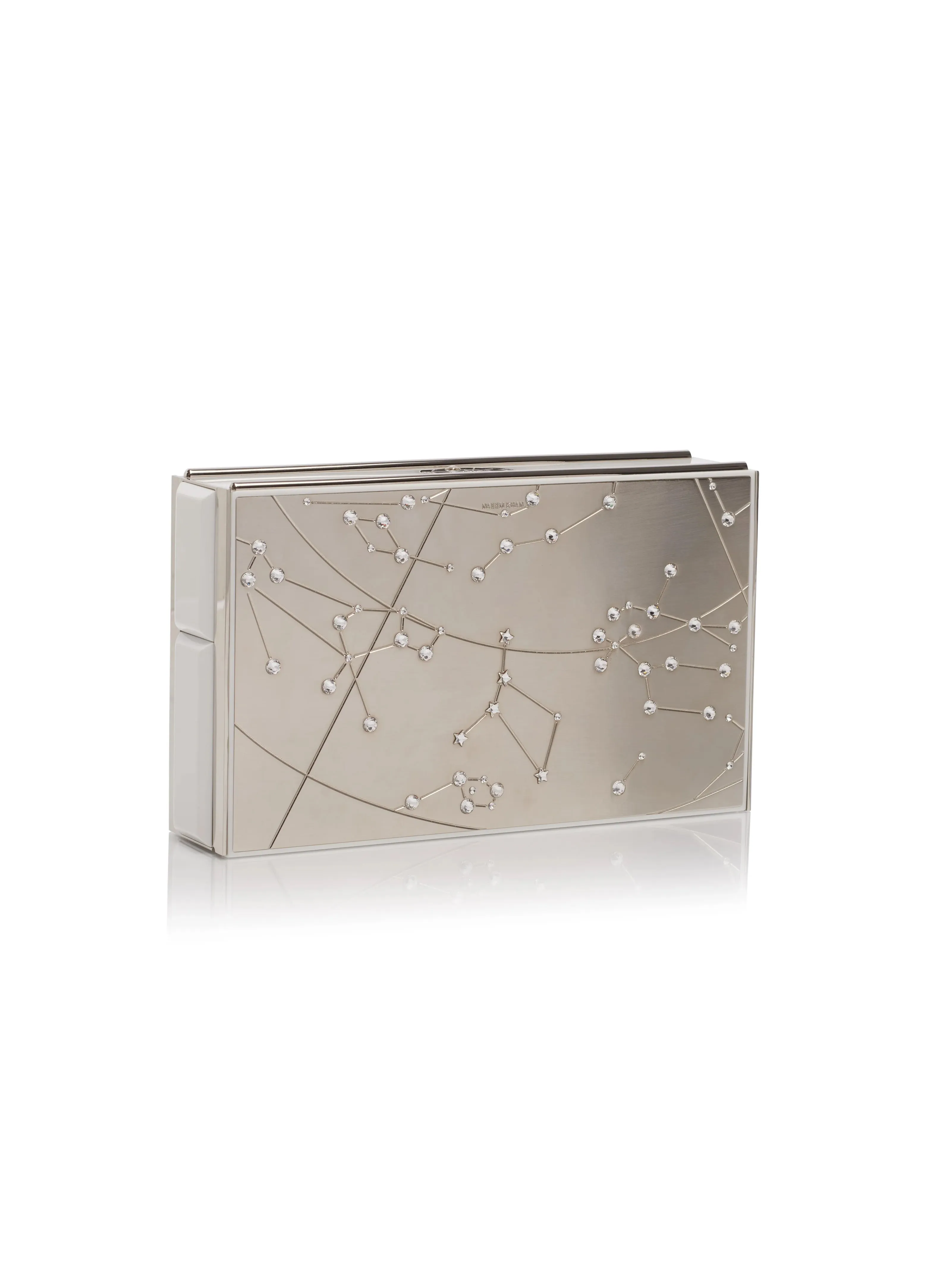 Silver Basel Zodiac Clutch sold by Naeem Khan