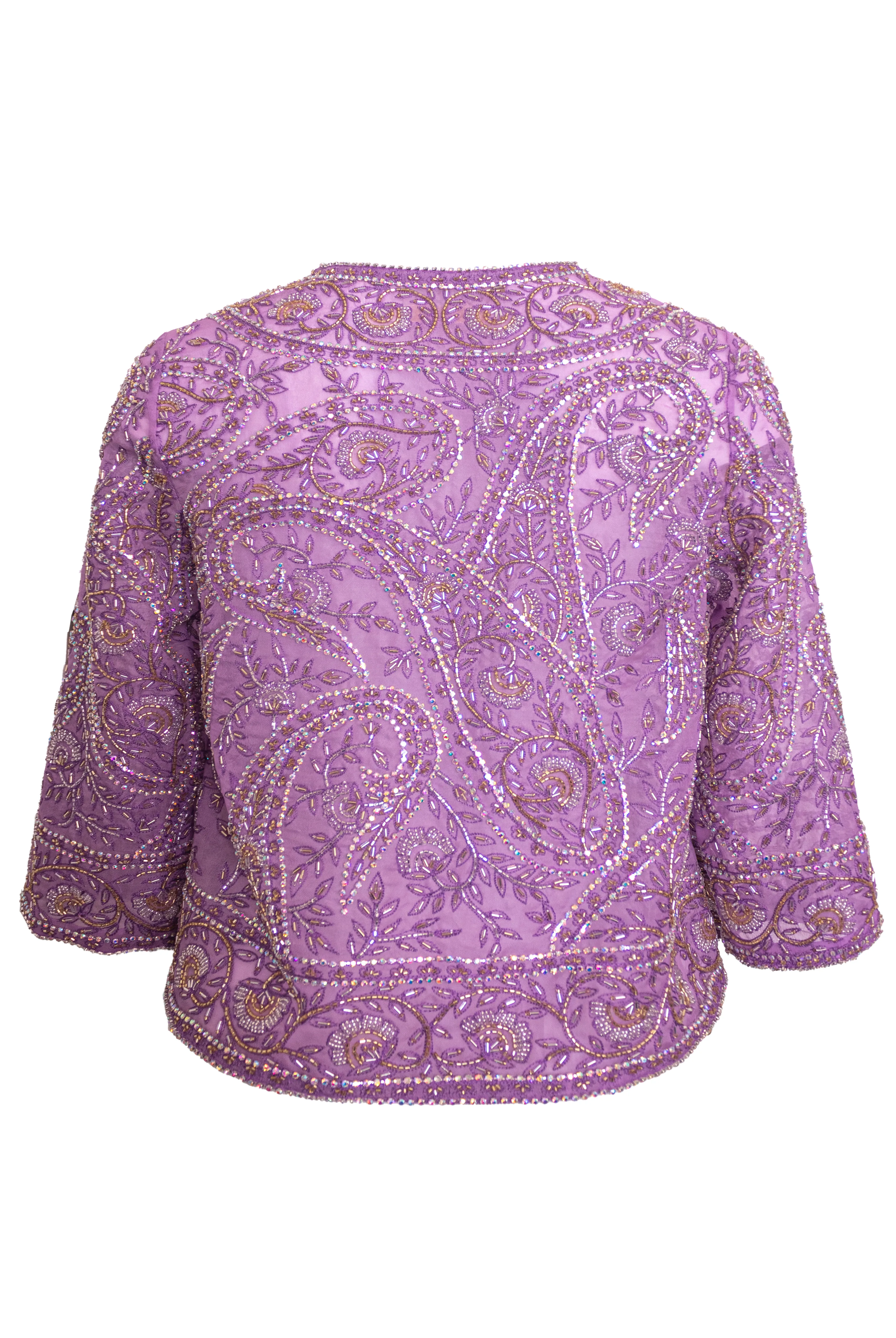 BEADED SWING JACKET sold by Naeem Khan product image thumbnail 4