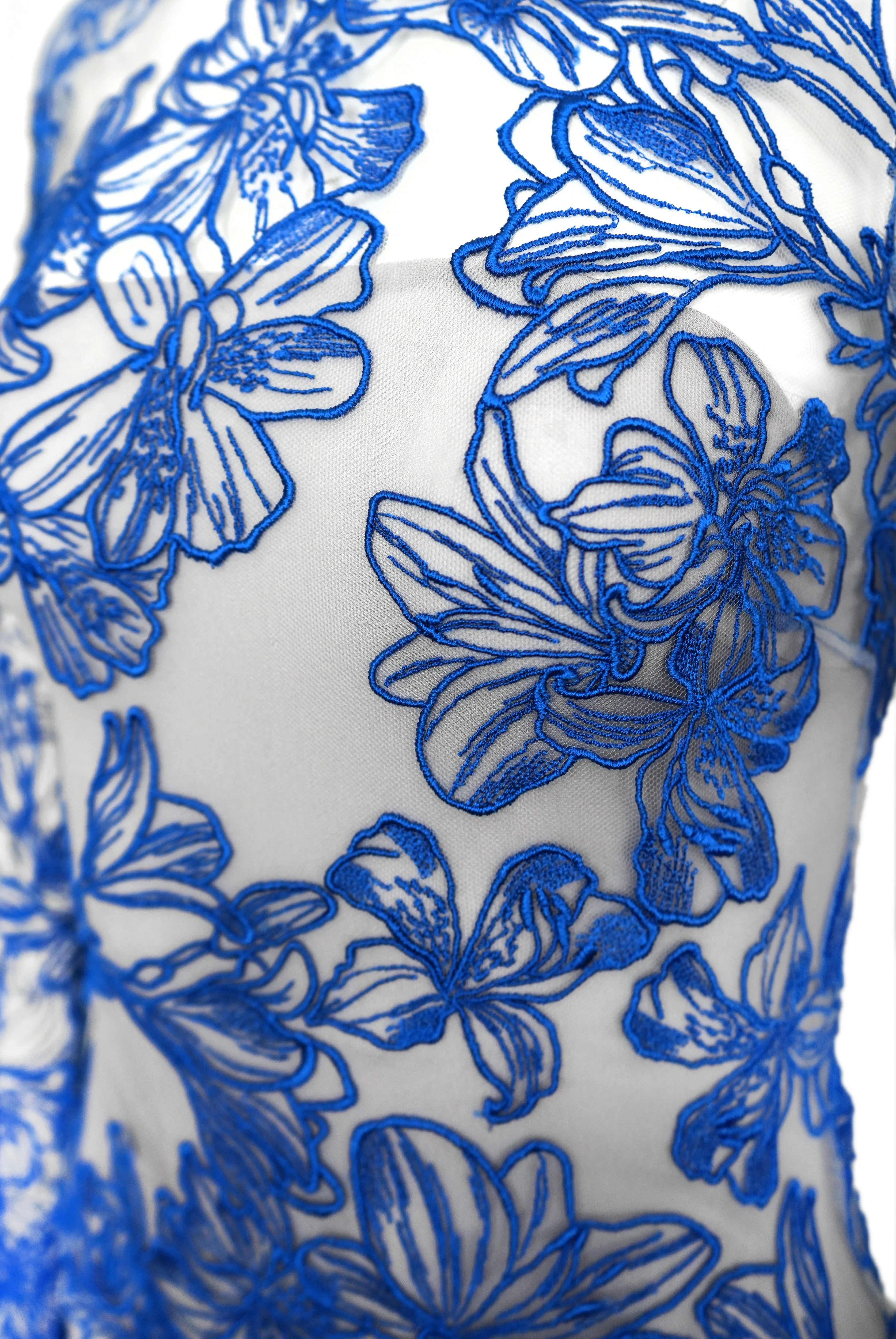 BOTANICAL JEWEL NECK GOWN sold by Naeem Khan product image thumbnail 5