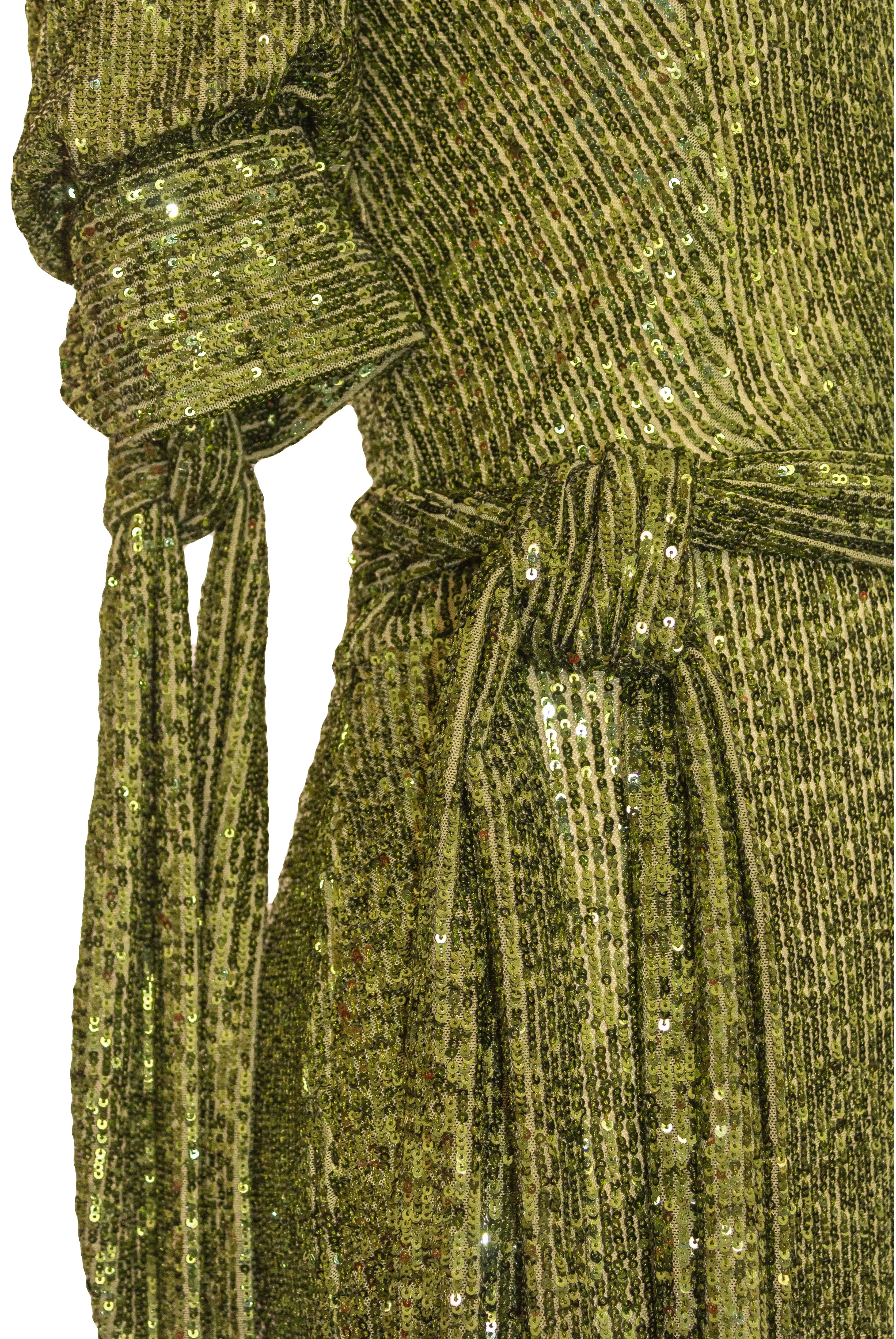 Stretch Sequin Short Sleeve Jumpsuit sold by Naeem Khan product image thumbnail 5