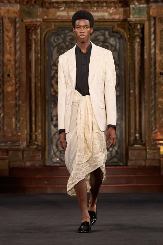 EMBROIDERED BLAZER sold by Naeem Khan