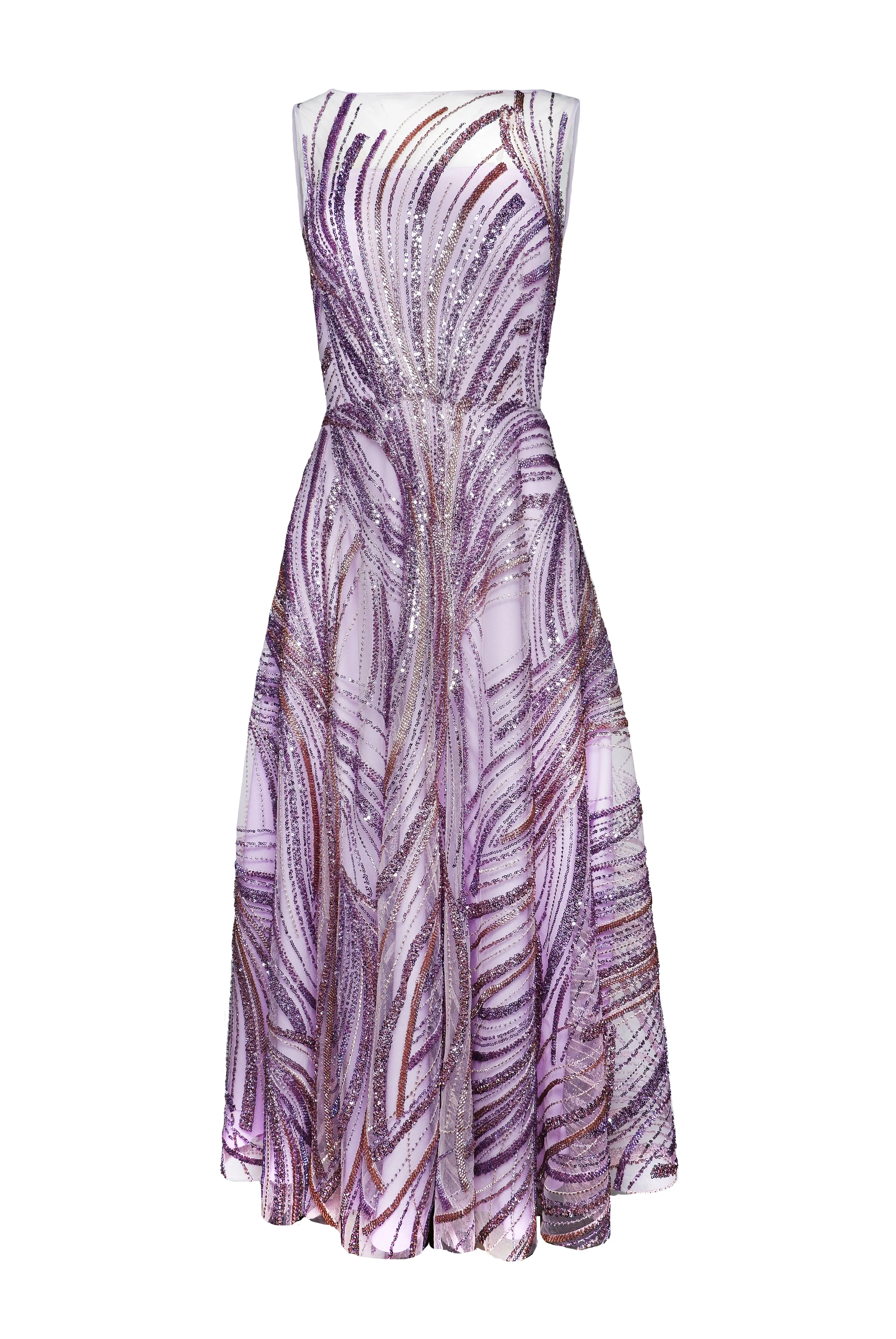 BEADED BOATNECK SLEEVELESS DRESS sold by Naeem Khan product image thumbnail 2