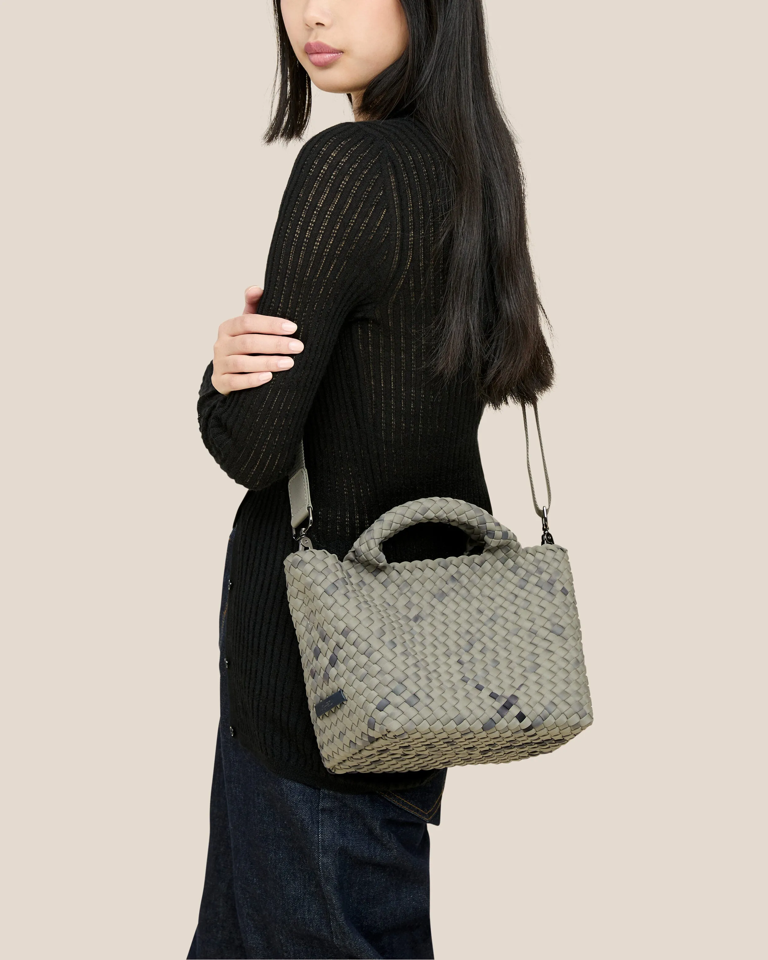 St. Barths Small Tote Watercolor | Neptune sold by Naghedi product image thumbnail 5