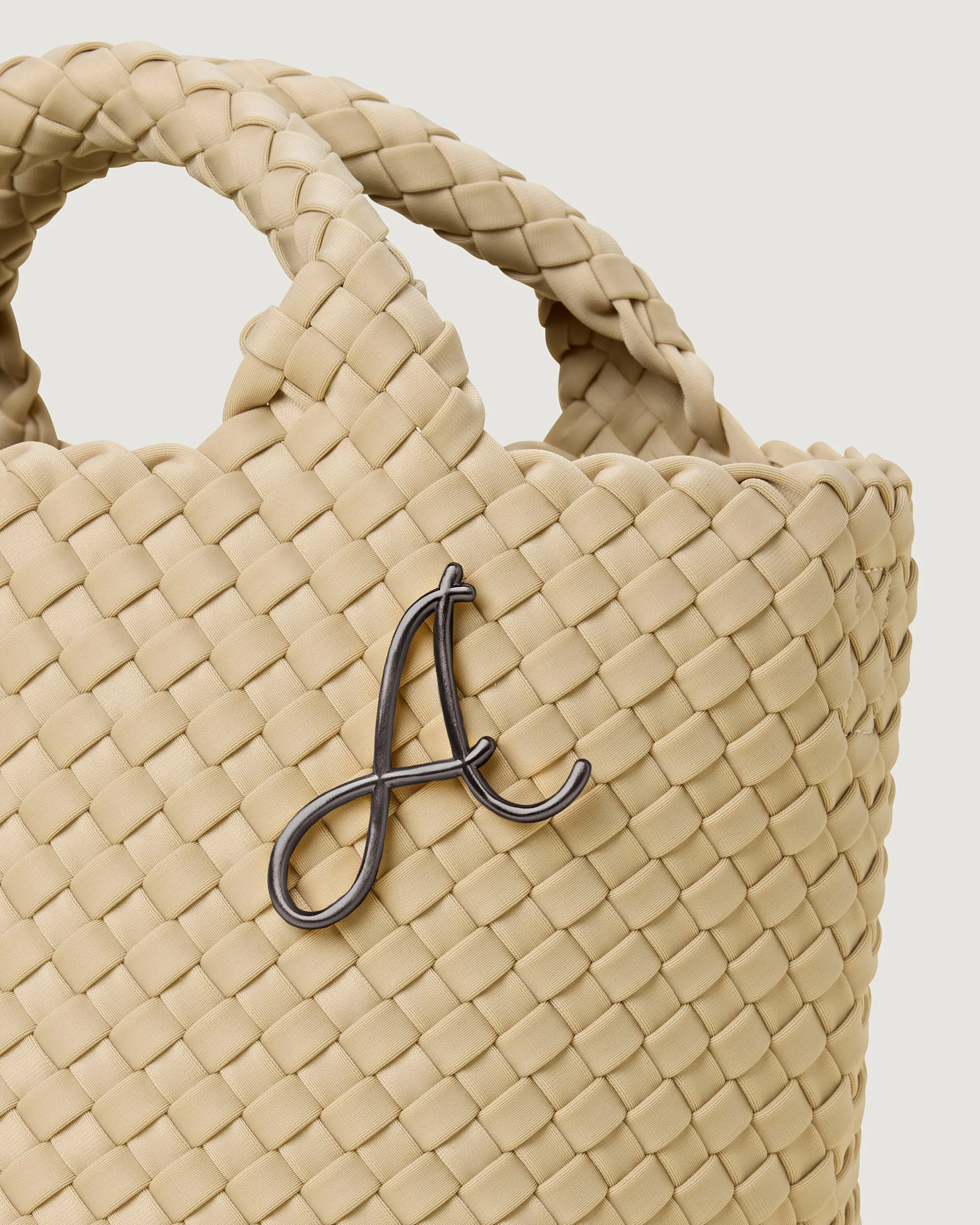 Alphabet Bag Charm | Brushed Gunmetal sold by Naghedi product image thumbnail 4