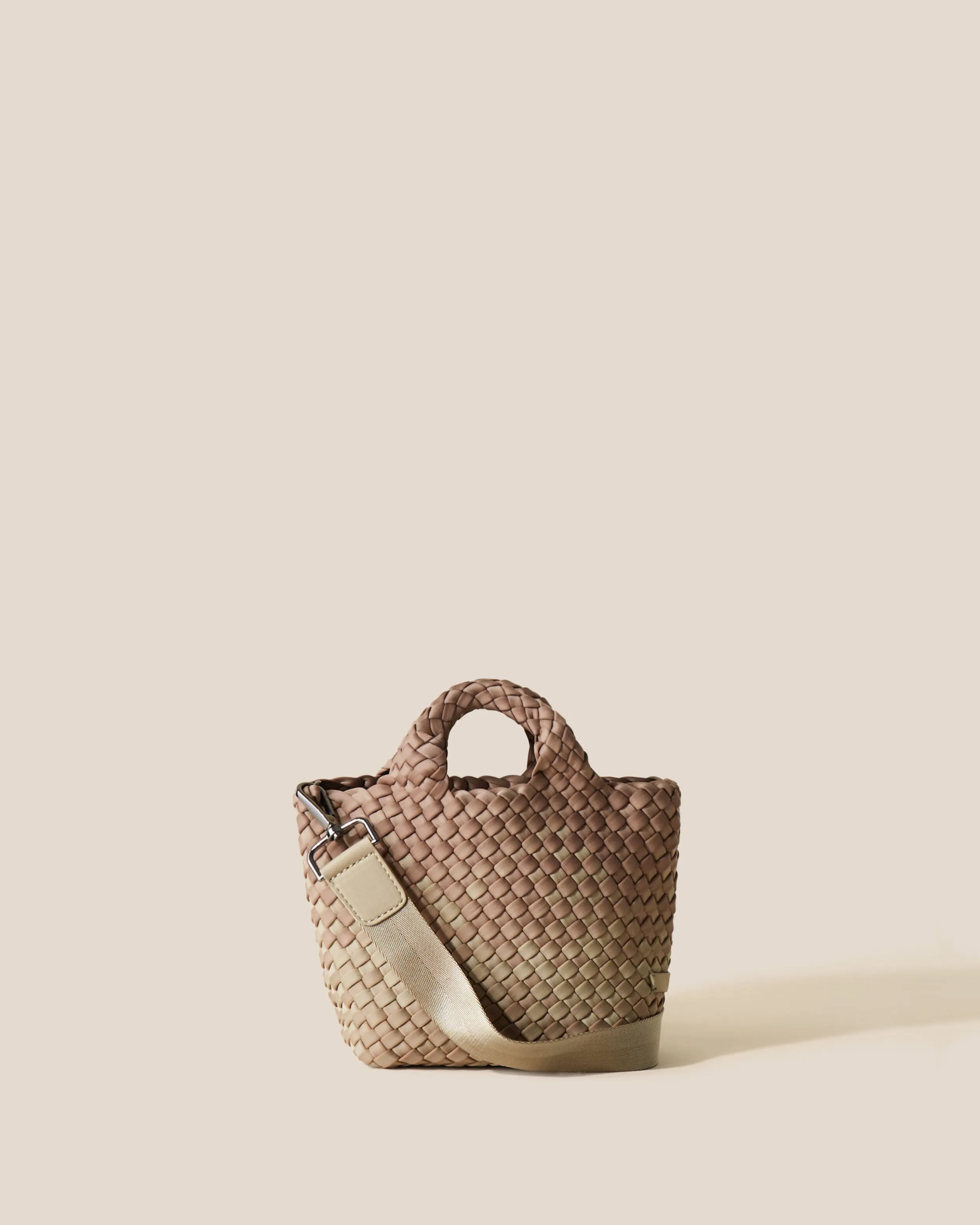 St. Barths Petit Tote Graphic Ombre | Bronzed sold by Naghedi