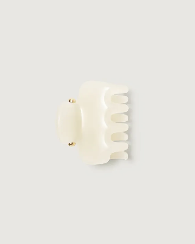 UNDO Hairware No. 2 Claw Clip | Alabaster made by Naghedi