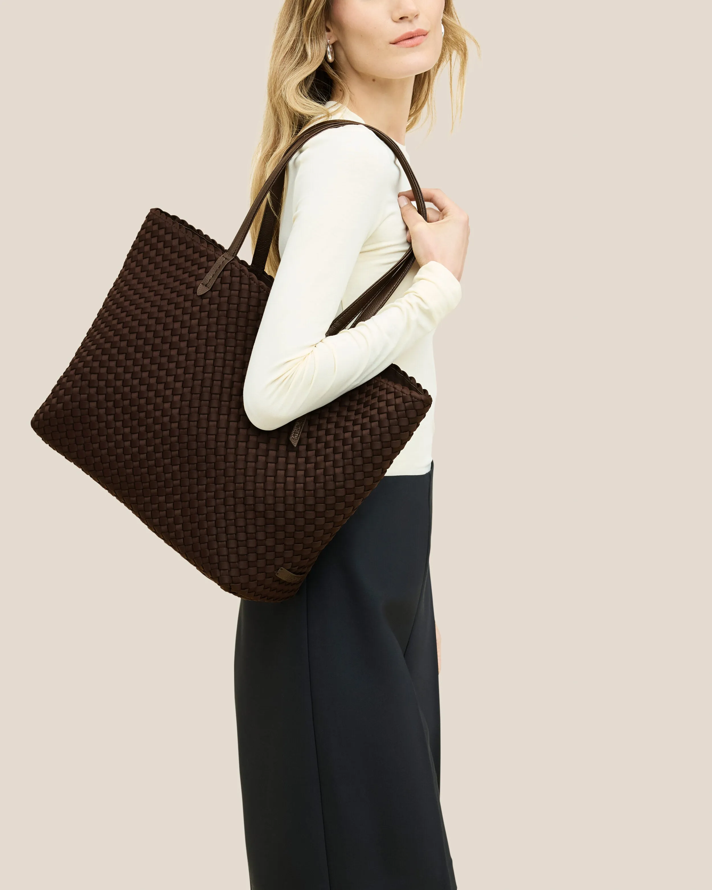 Jetsetter Small Tote | Chocolate (Original) sold by Naghedi product image thumbnail 5