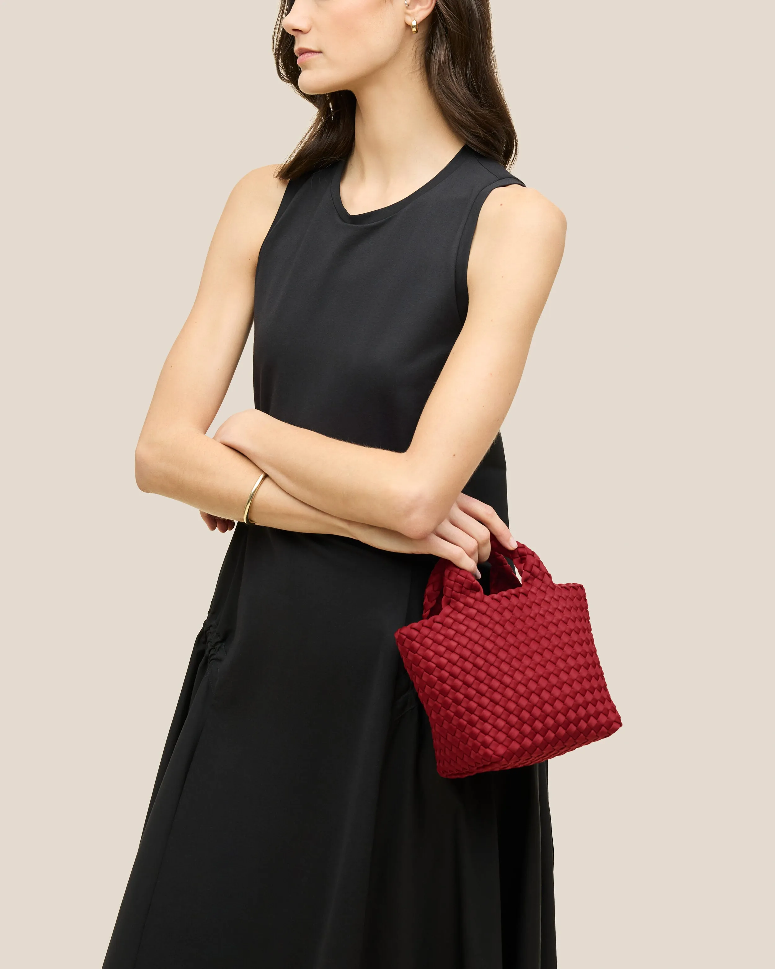 St. Barths Petit Tote | Rosso sold by Naghedi product image thumbnail 5