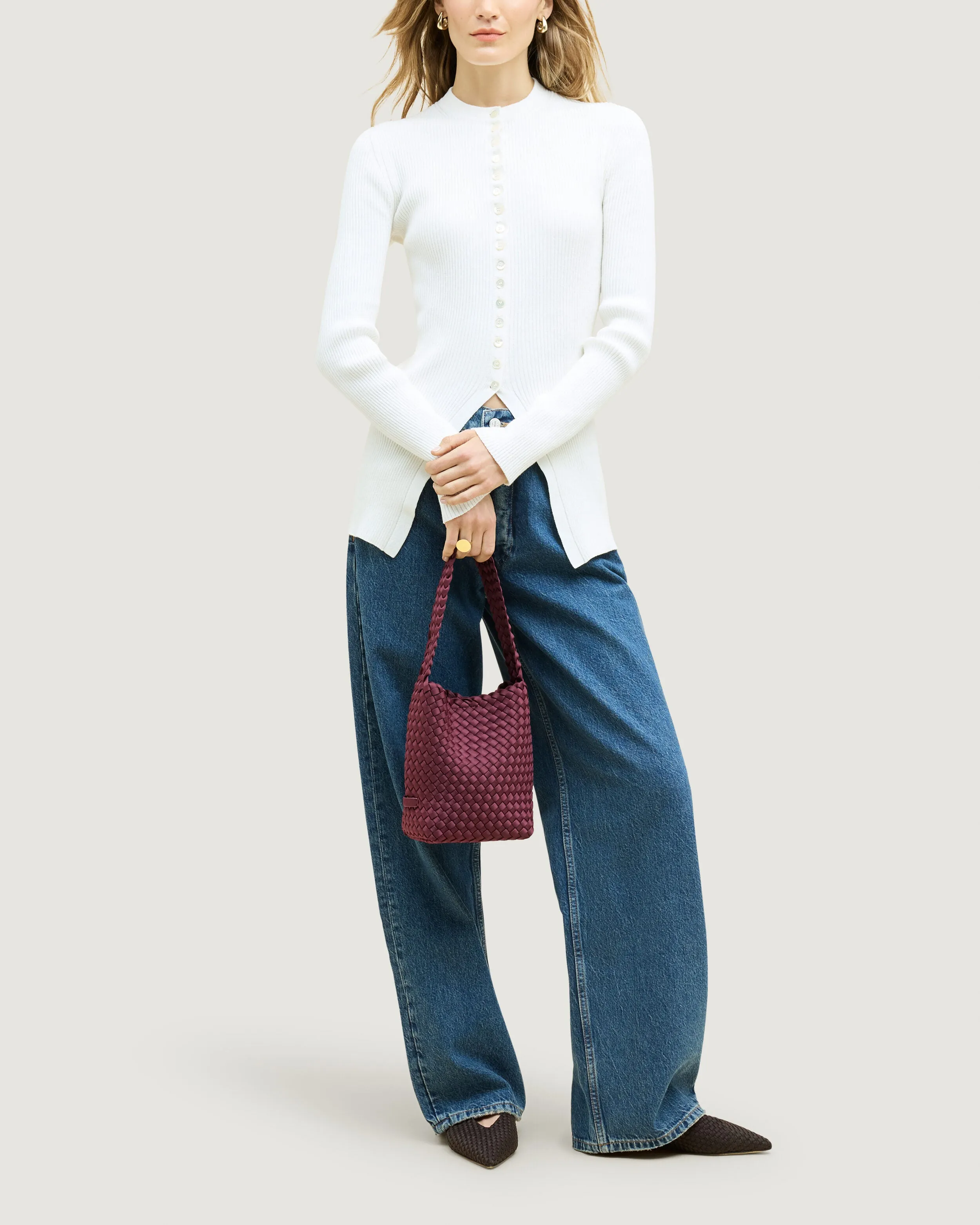 Nomad Small Hobo | Bordeaux sold by Naghedi product image thumbnail 5