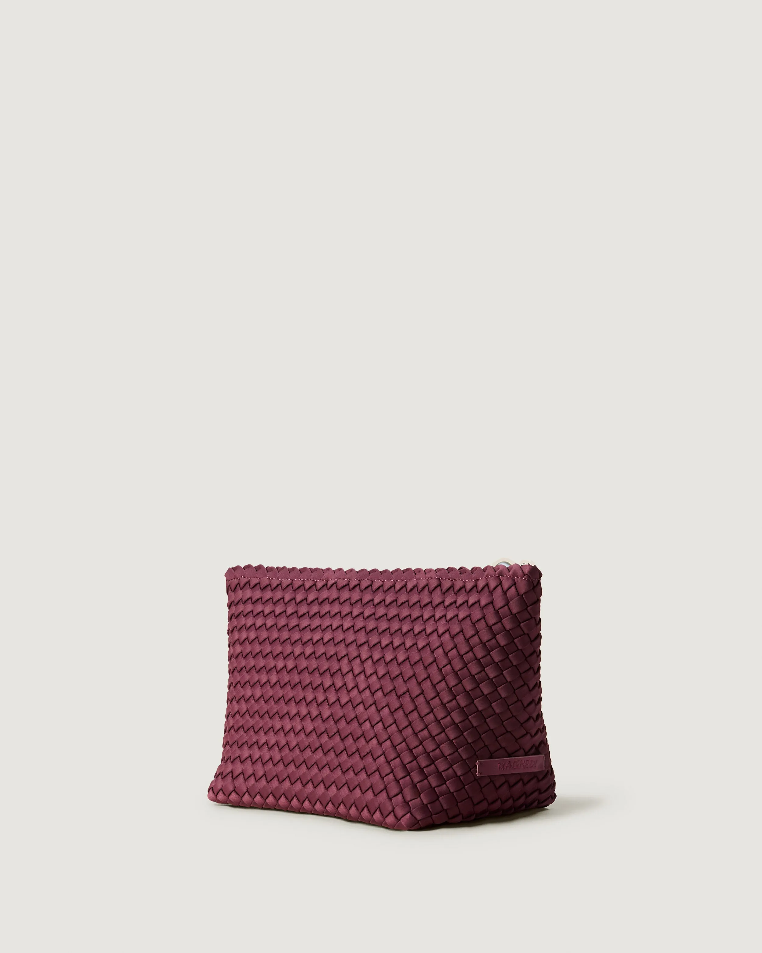 Portofino Large Cosmetic Pouch | Bordeaux sold by Naghedi product image thumbnail 3