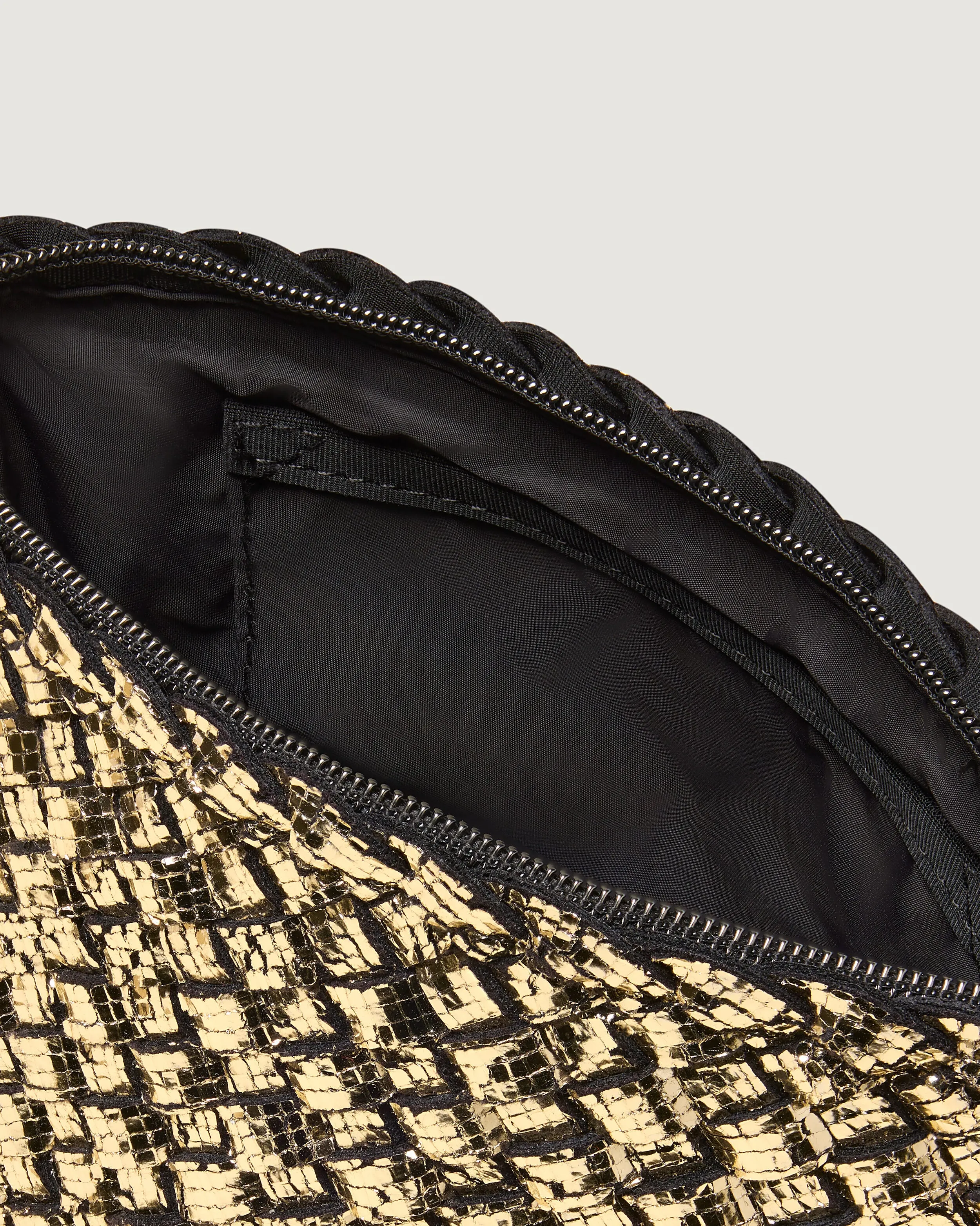 Portofino Petit Cosmetic Pouch Metallic | Gold sold by Naghedi product image thumbnail 2